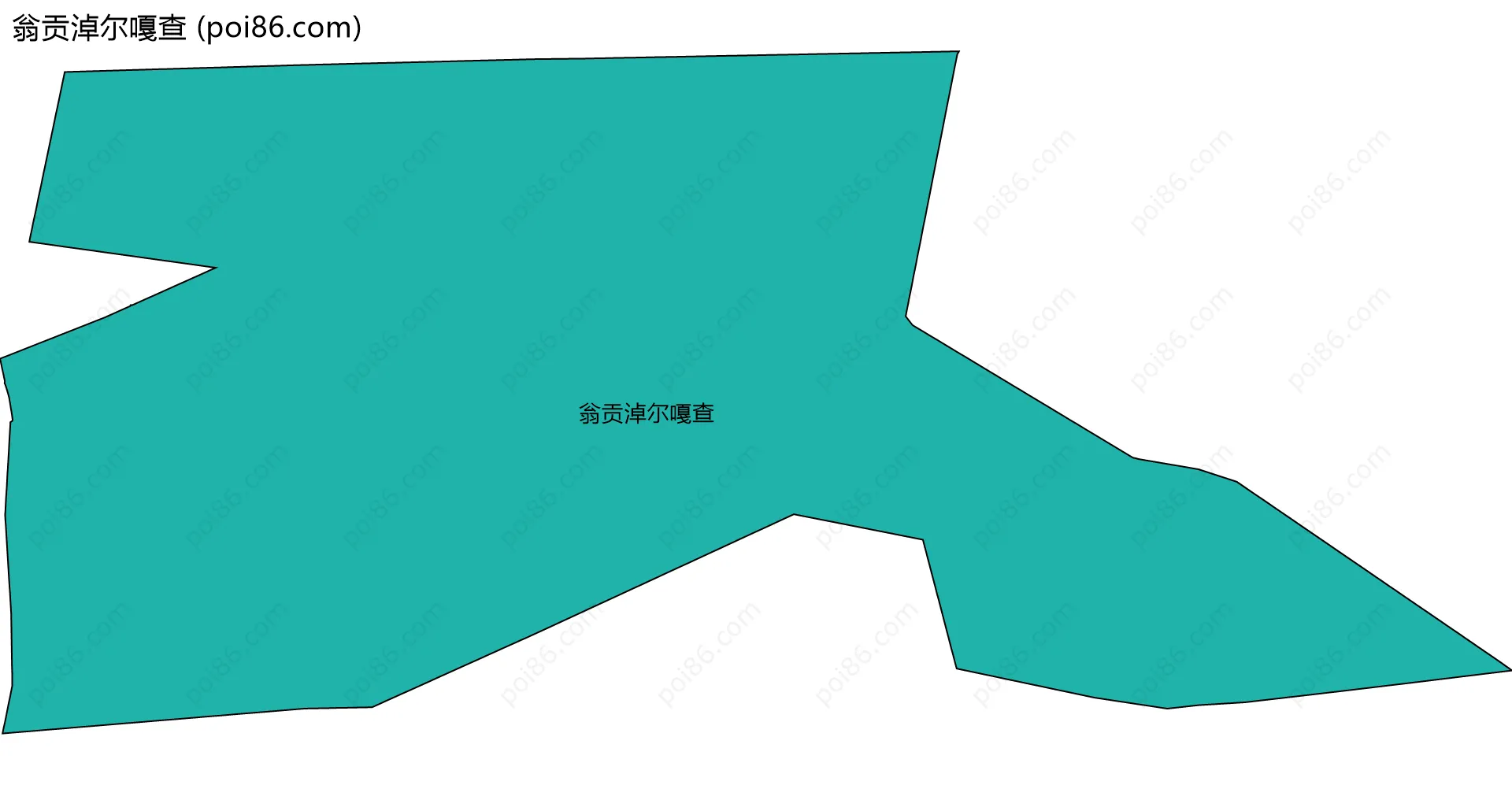 翁贡淖尔嘎查边界地图