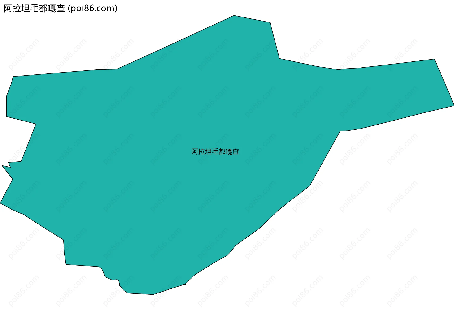 阿拉坦毛都嘎查边界地图