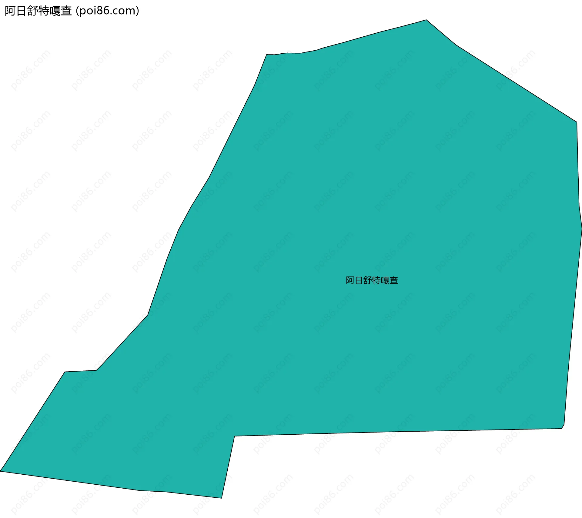阿日舒特嘎查边界地图