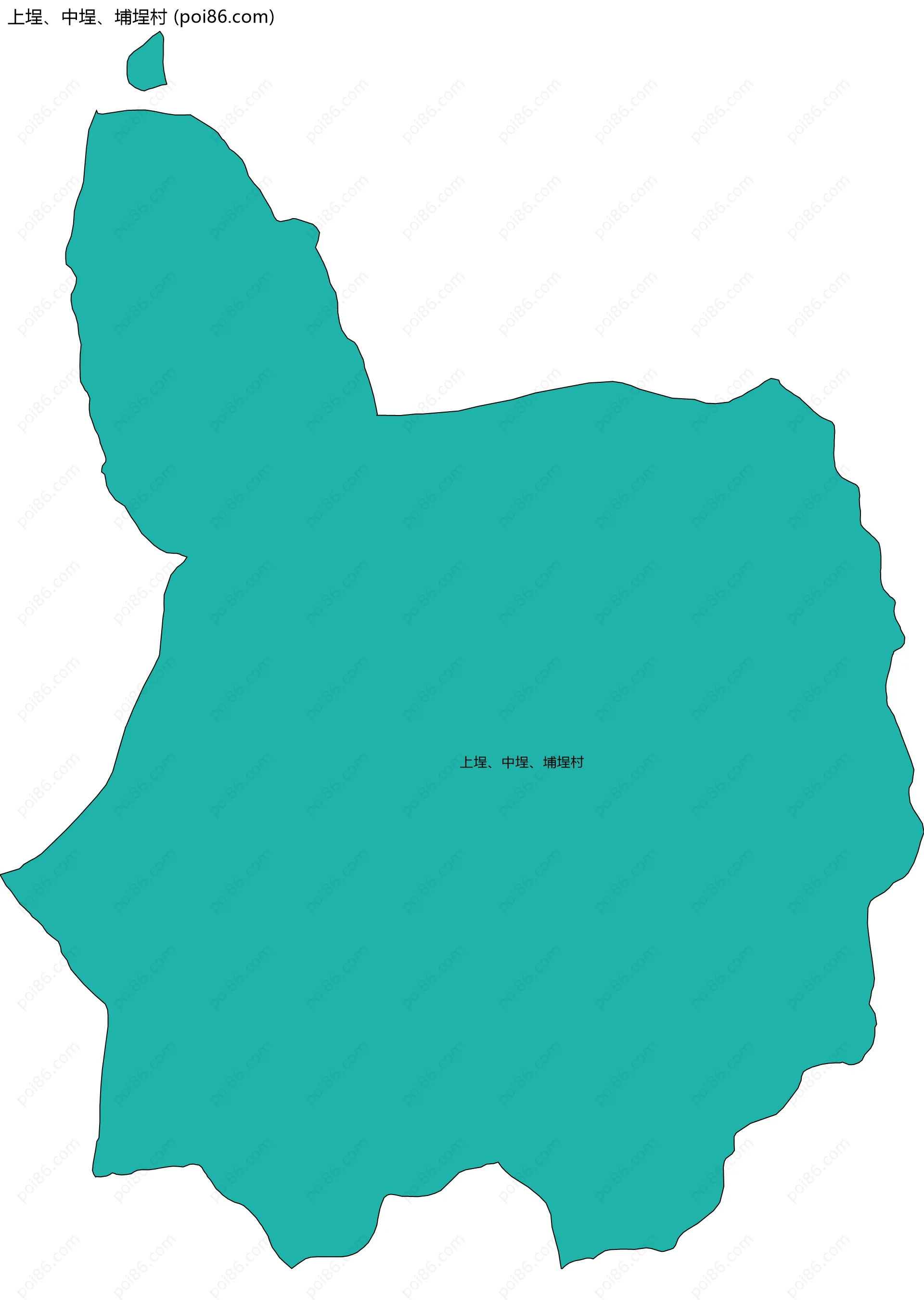 上埕、中埕、埔埕村边界地图