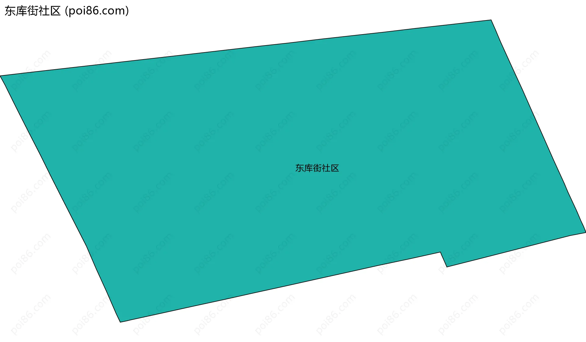 东库街社区边界地图