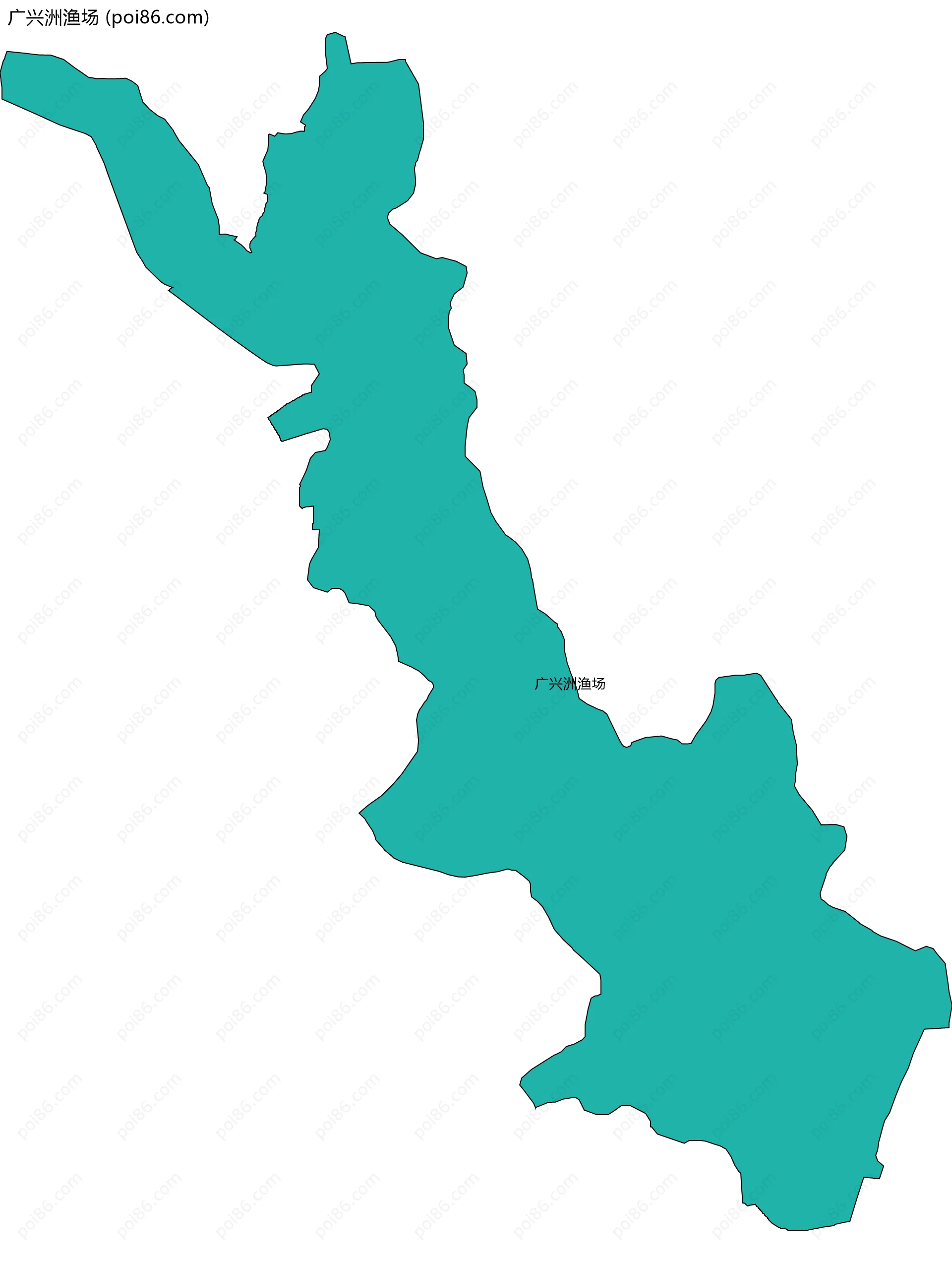 广兴洲渔场边界地图