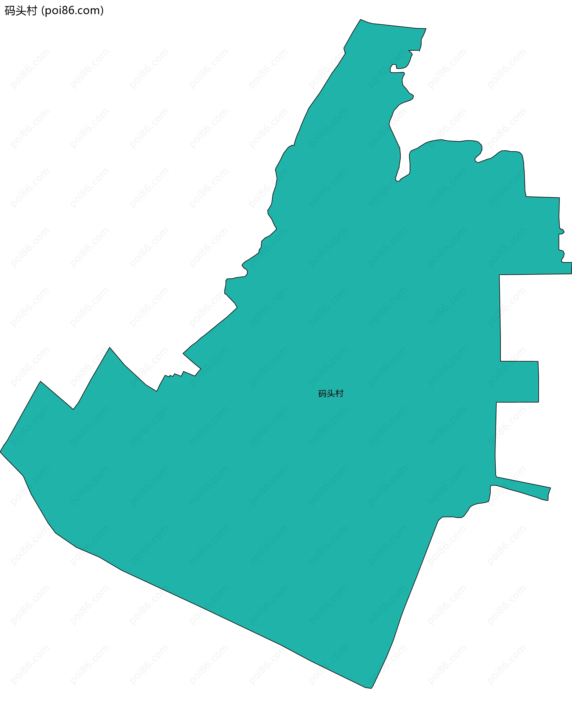 码头村边界地图