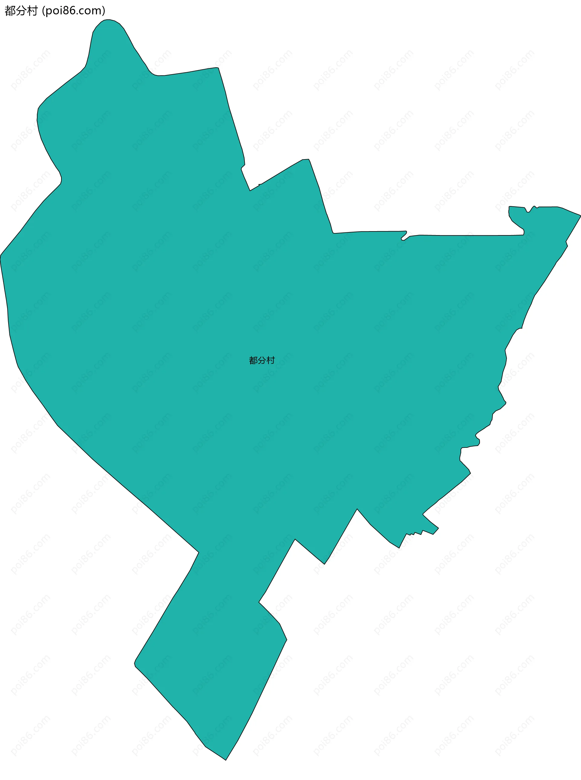 都分村边界地图