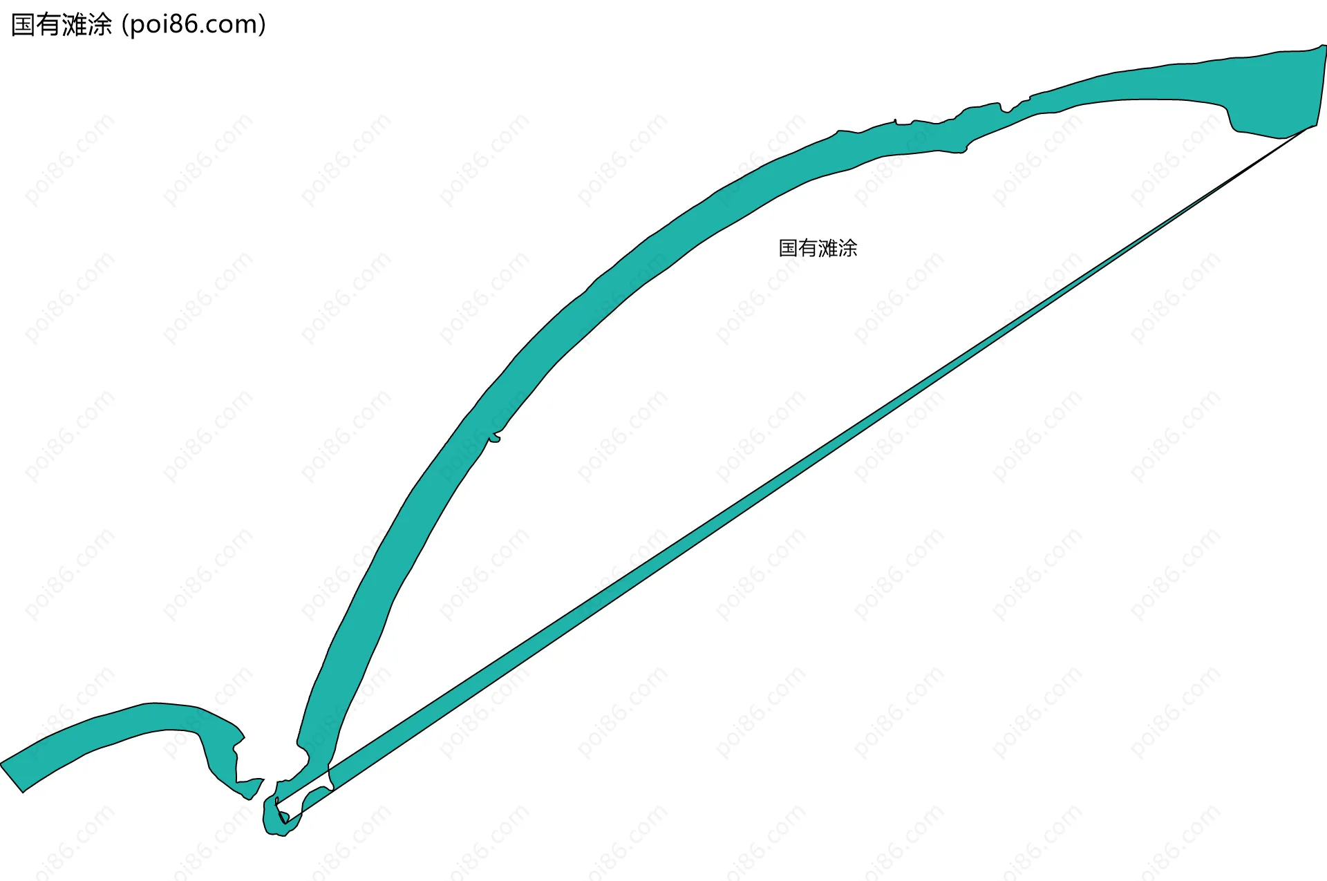 国有滩涂边界地图