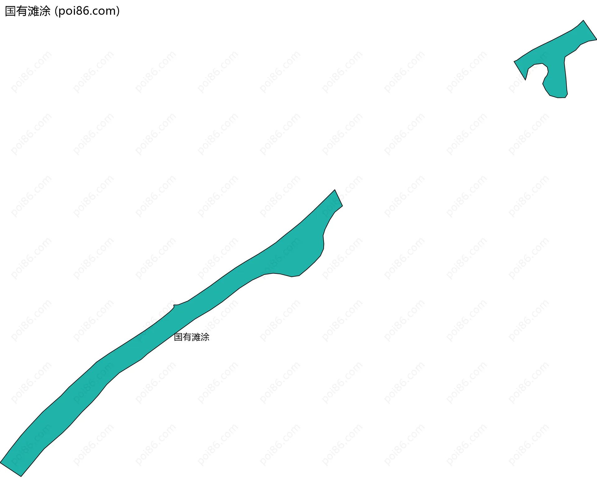 国有滩涂边界地图
