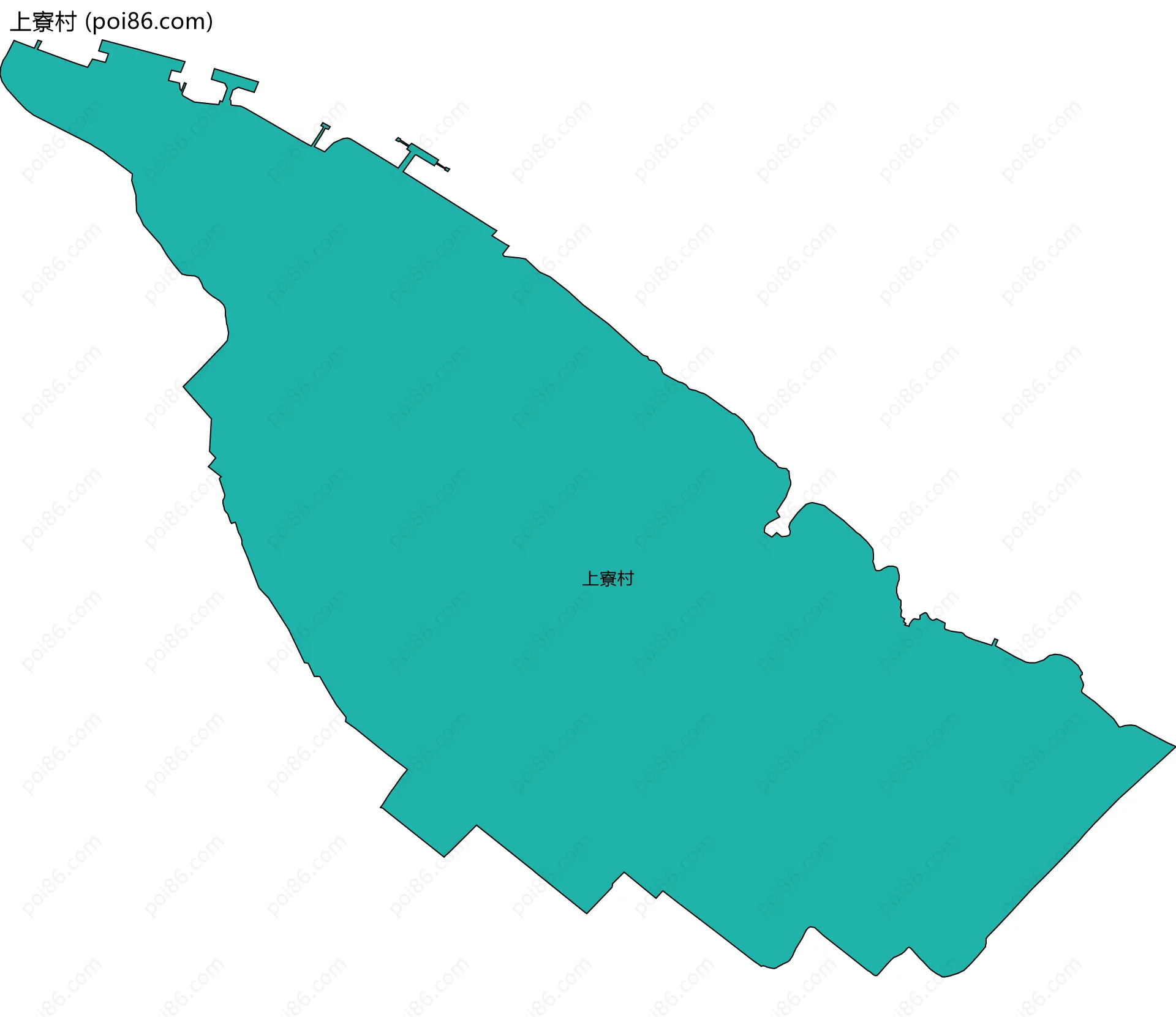 上寮村边界地图