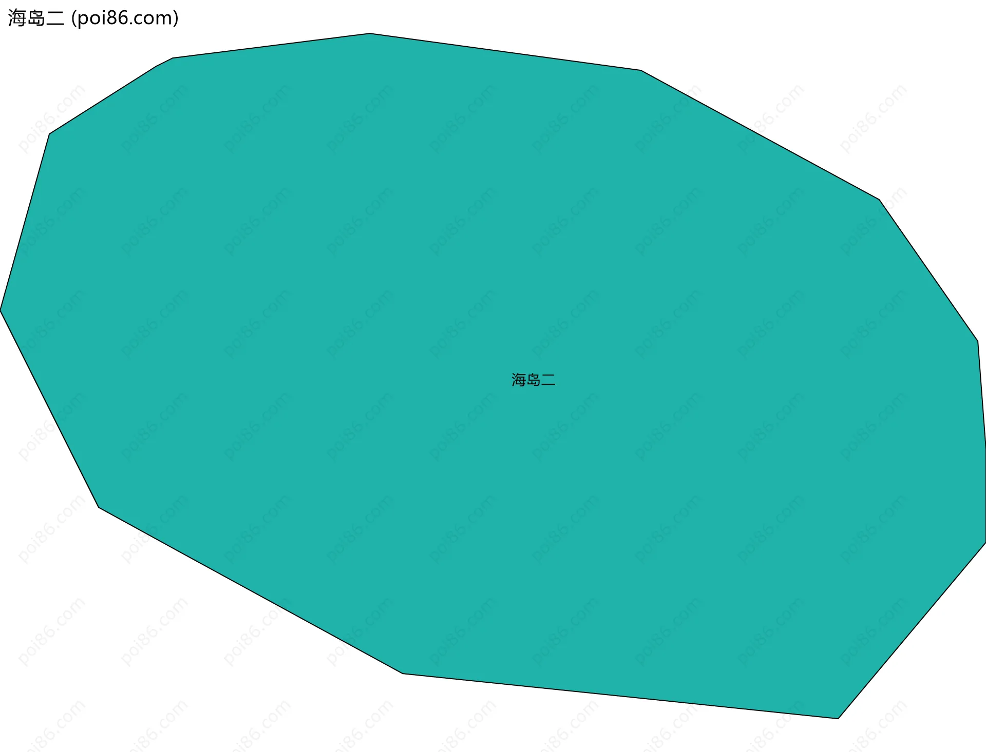 海岛二边界地图