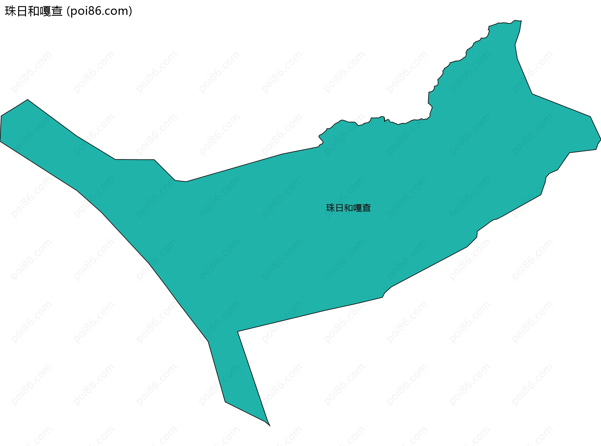 珠日和嘎查边界地图