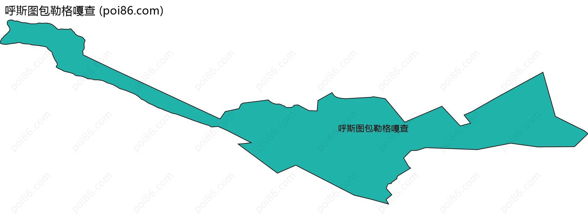 呼斯图包勒格嘎查边界地图