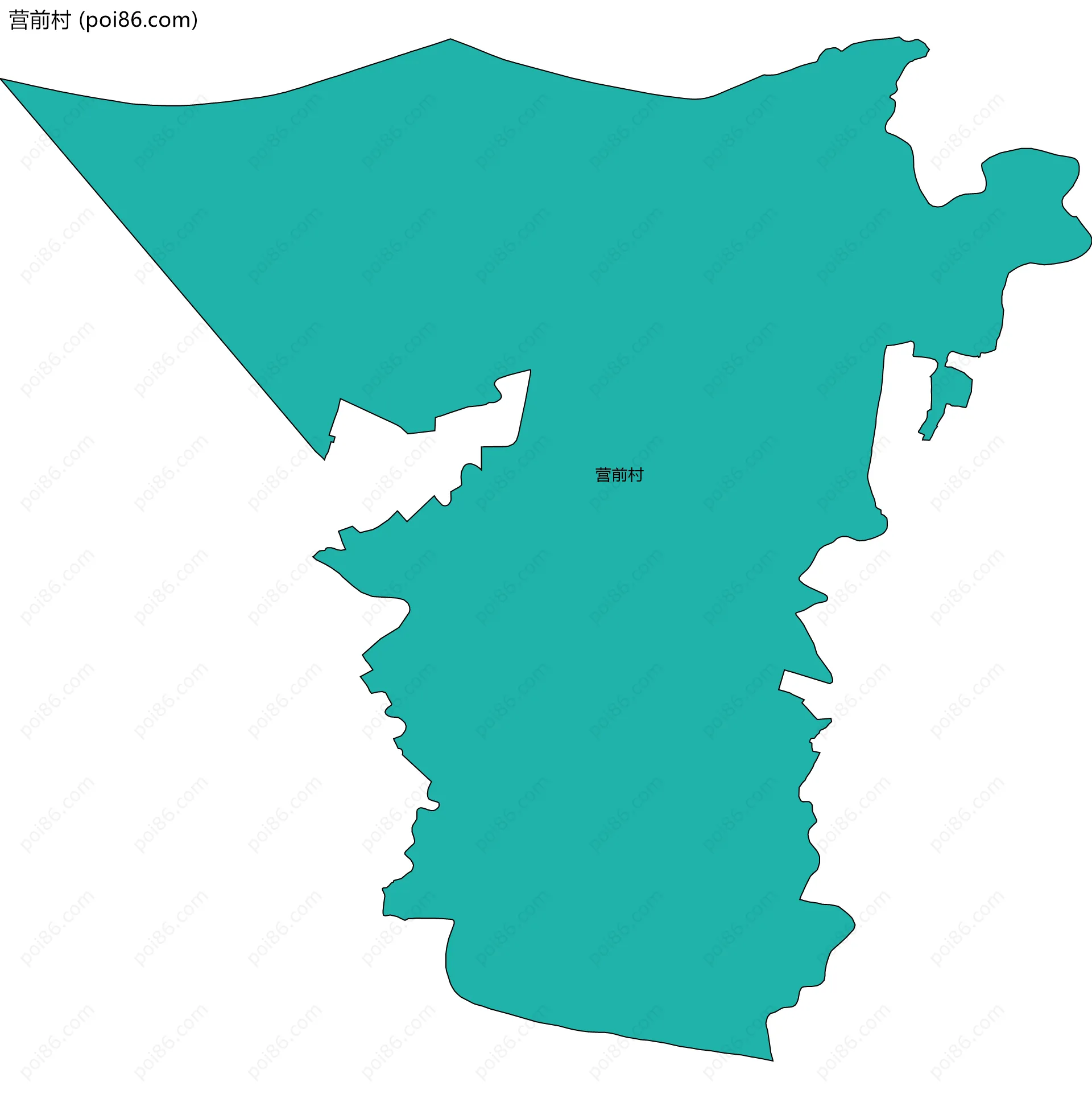 营前村边界地图