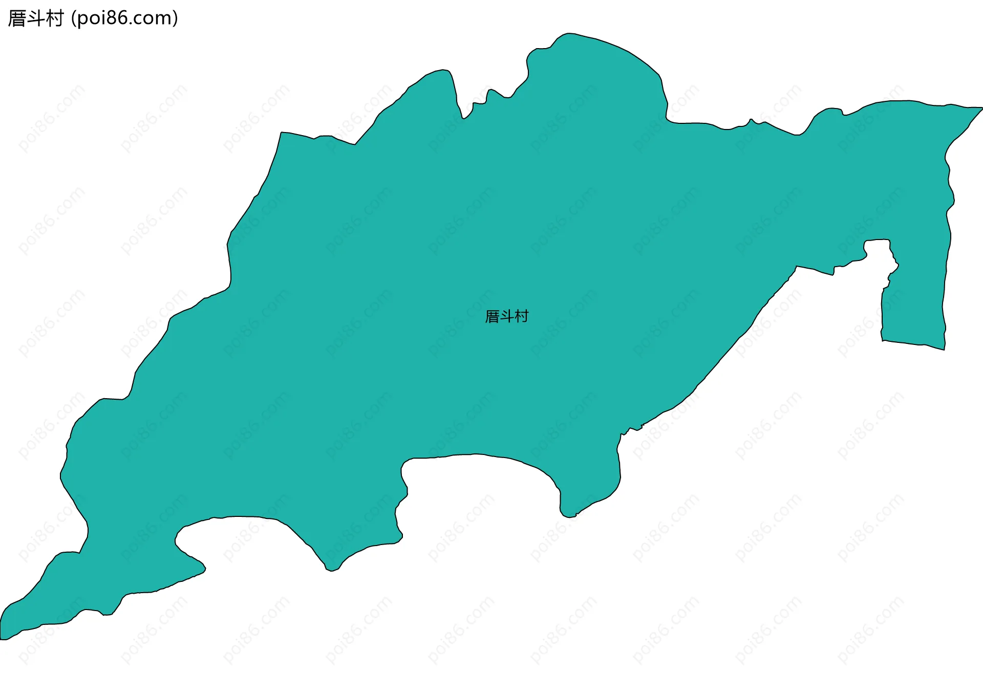 厝斗村边界地图