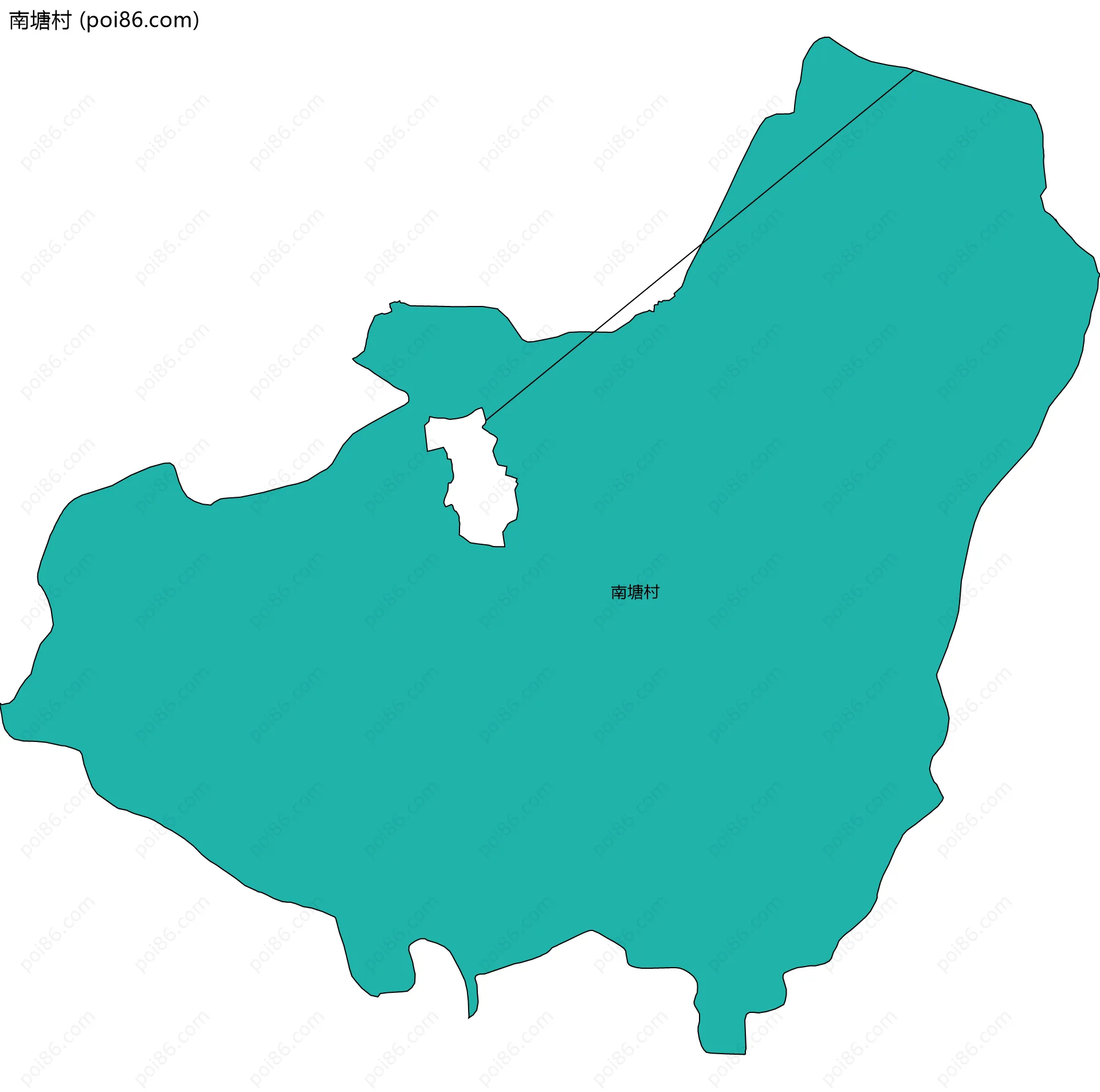 南塘村边界地图