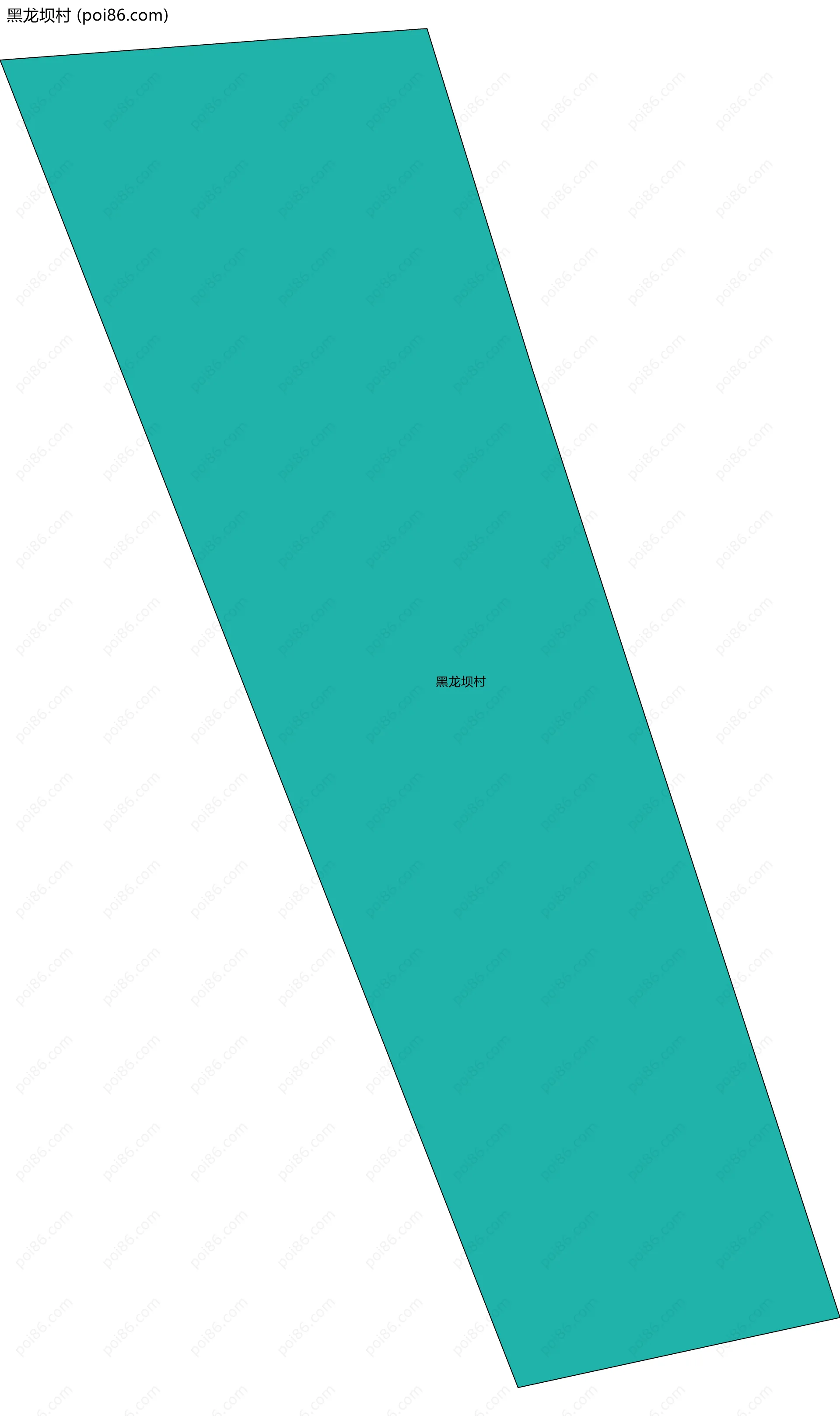 黑龙坝村边界地图