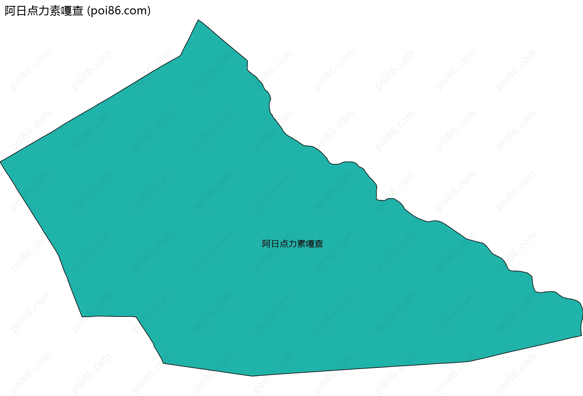 阿日点力素嘎查边界地图