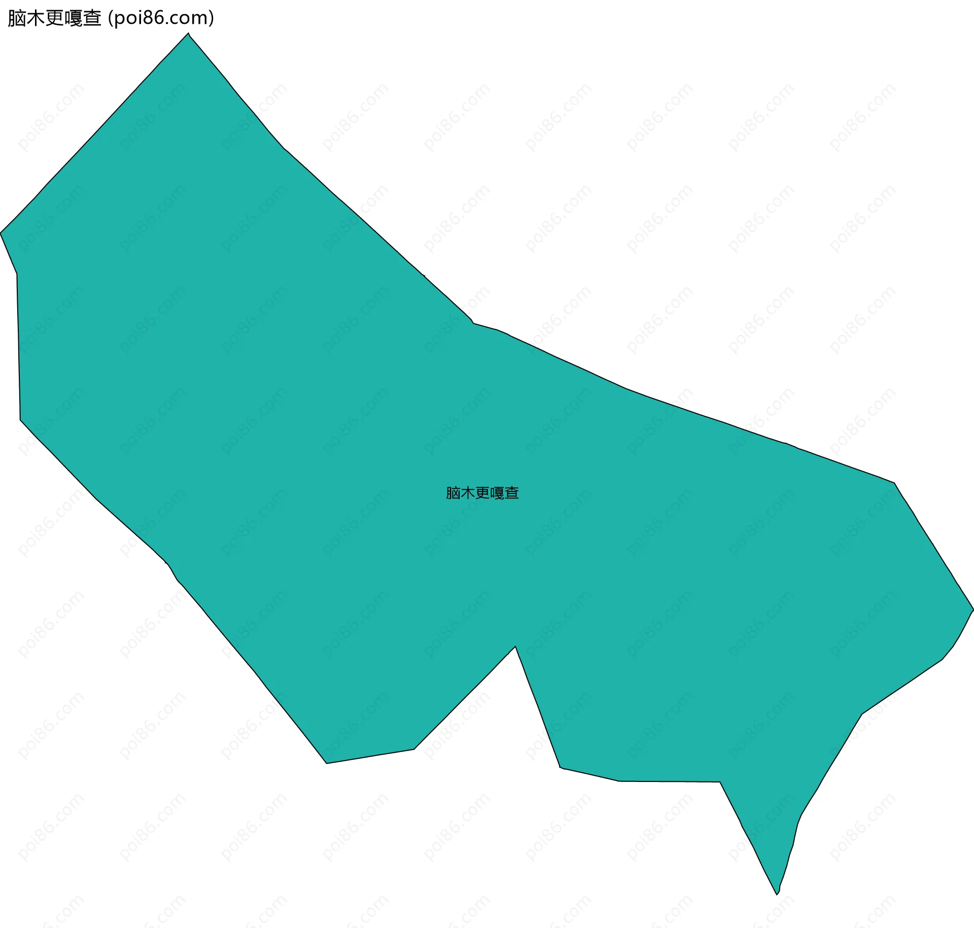 脑木更嘎查边界地图
