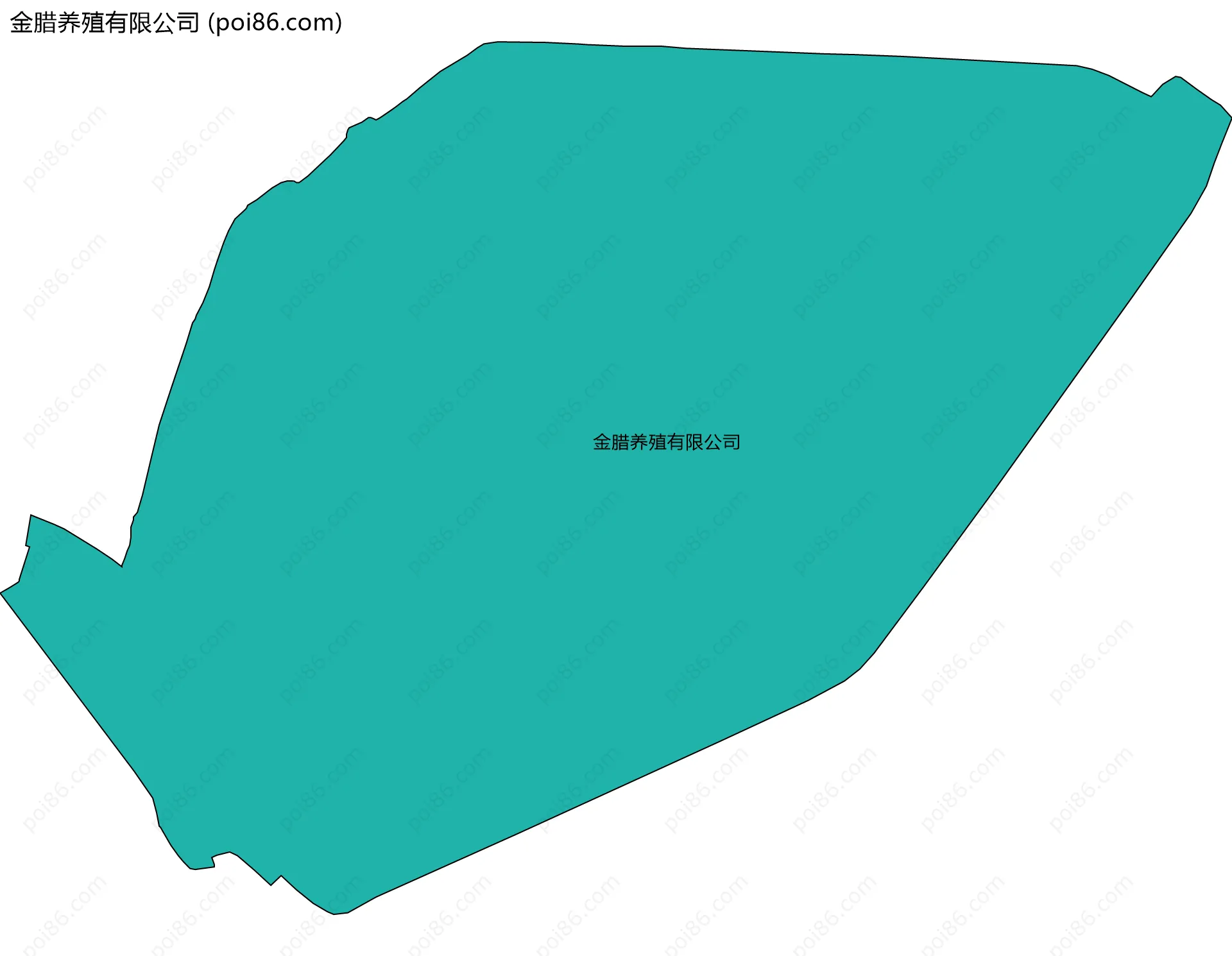 金腊养殖有限公司边界地图