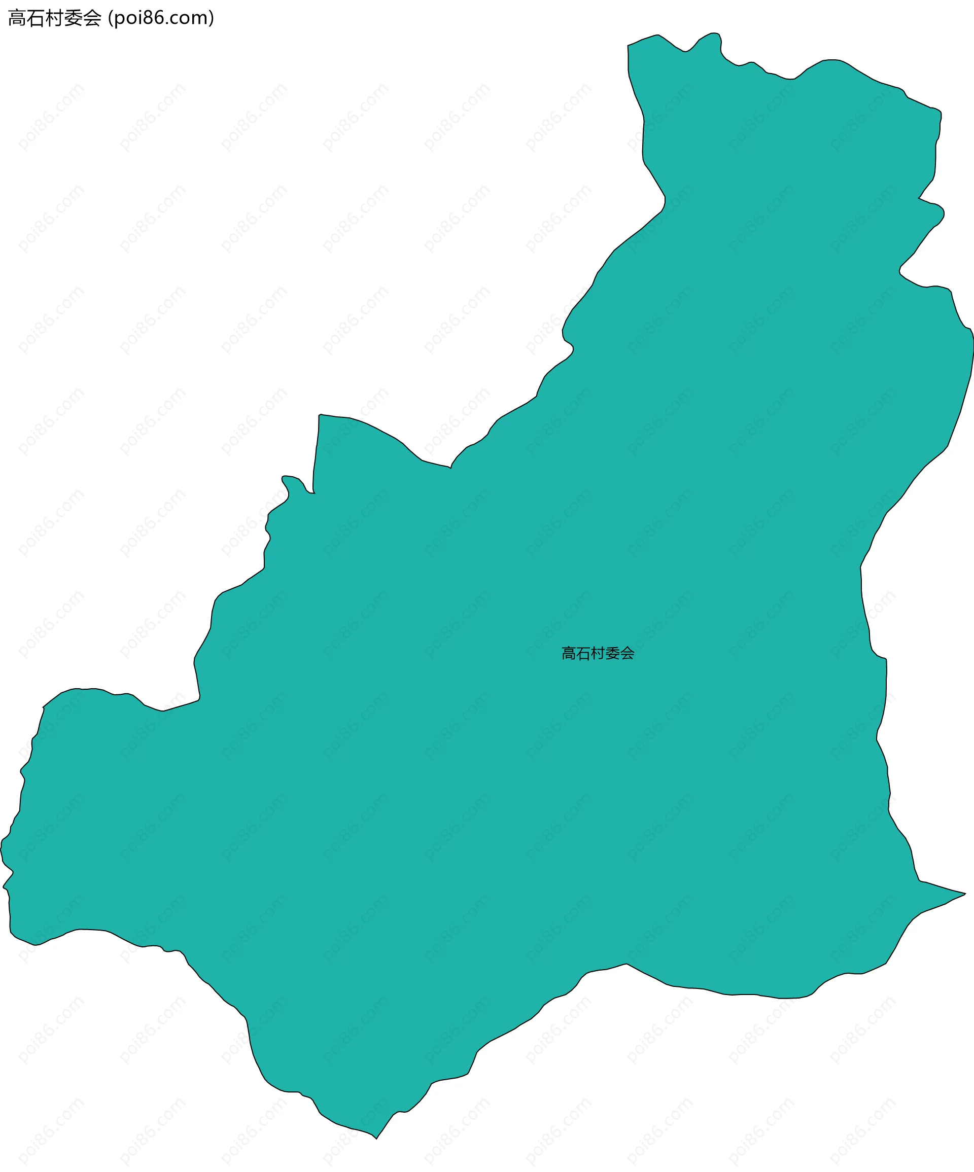 高石村委会边界地图