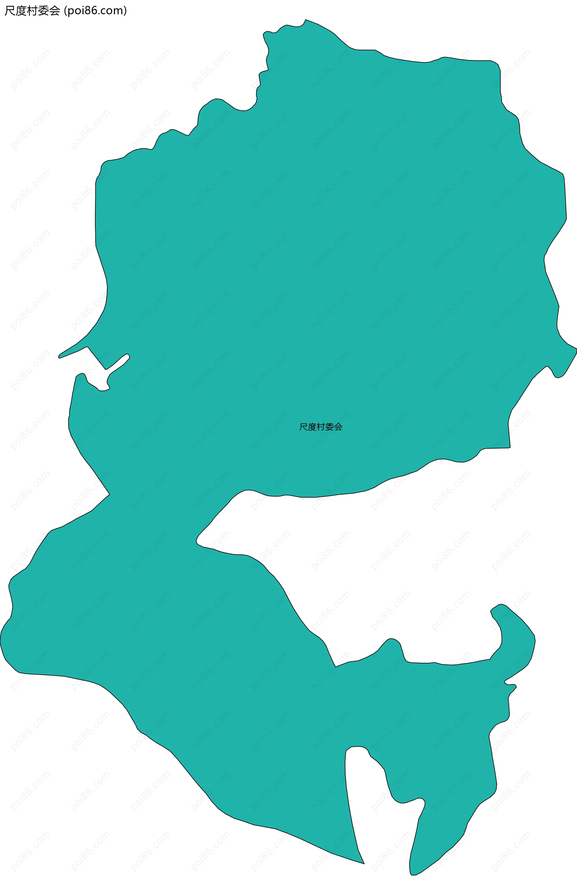 尺度村委会边界地图