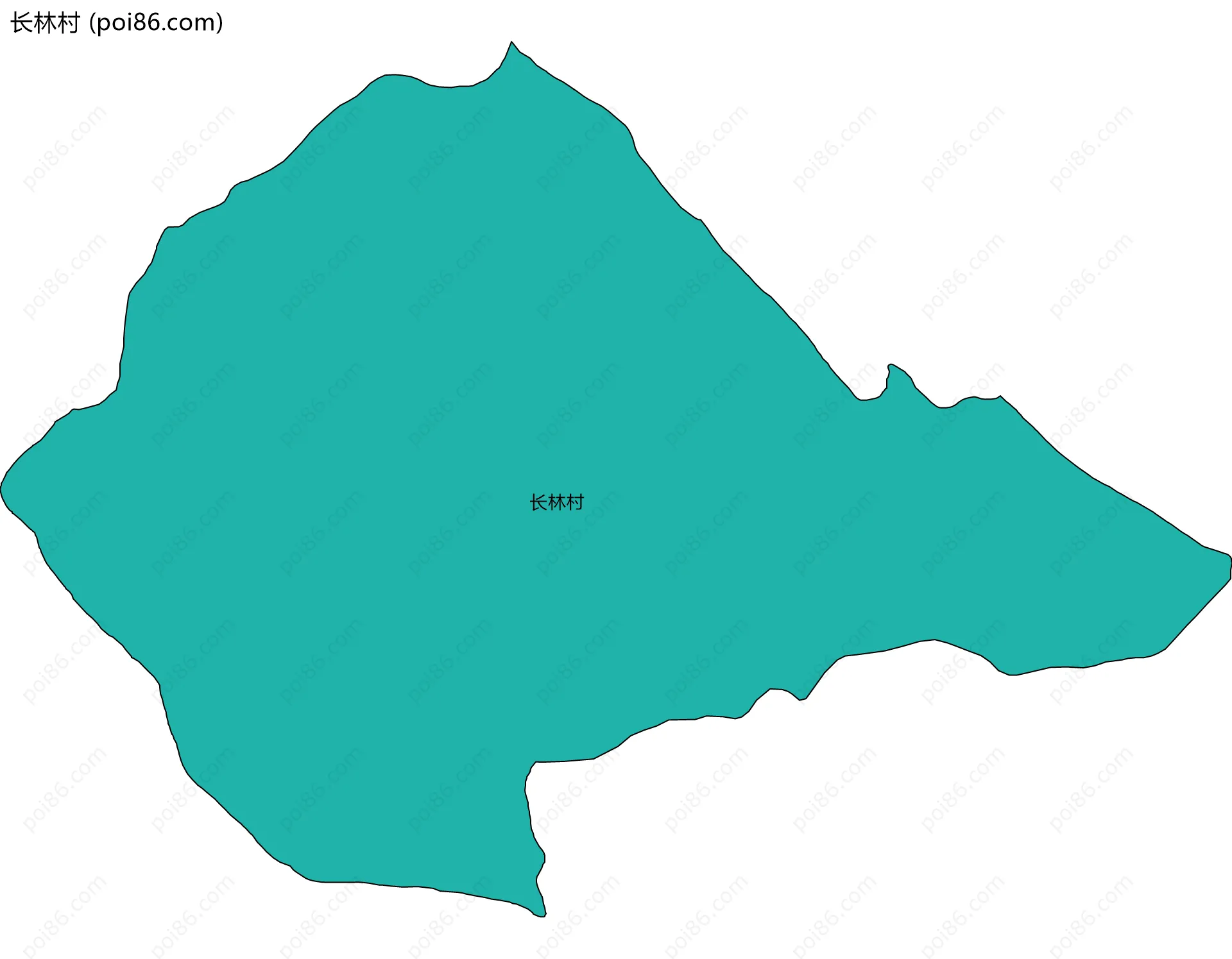 长林村边界地图