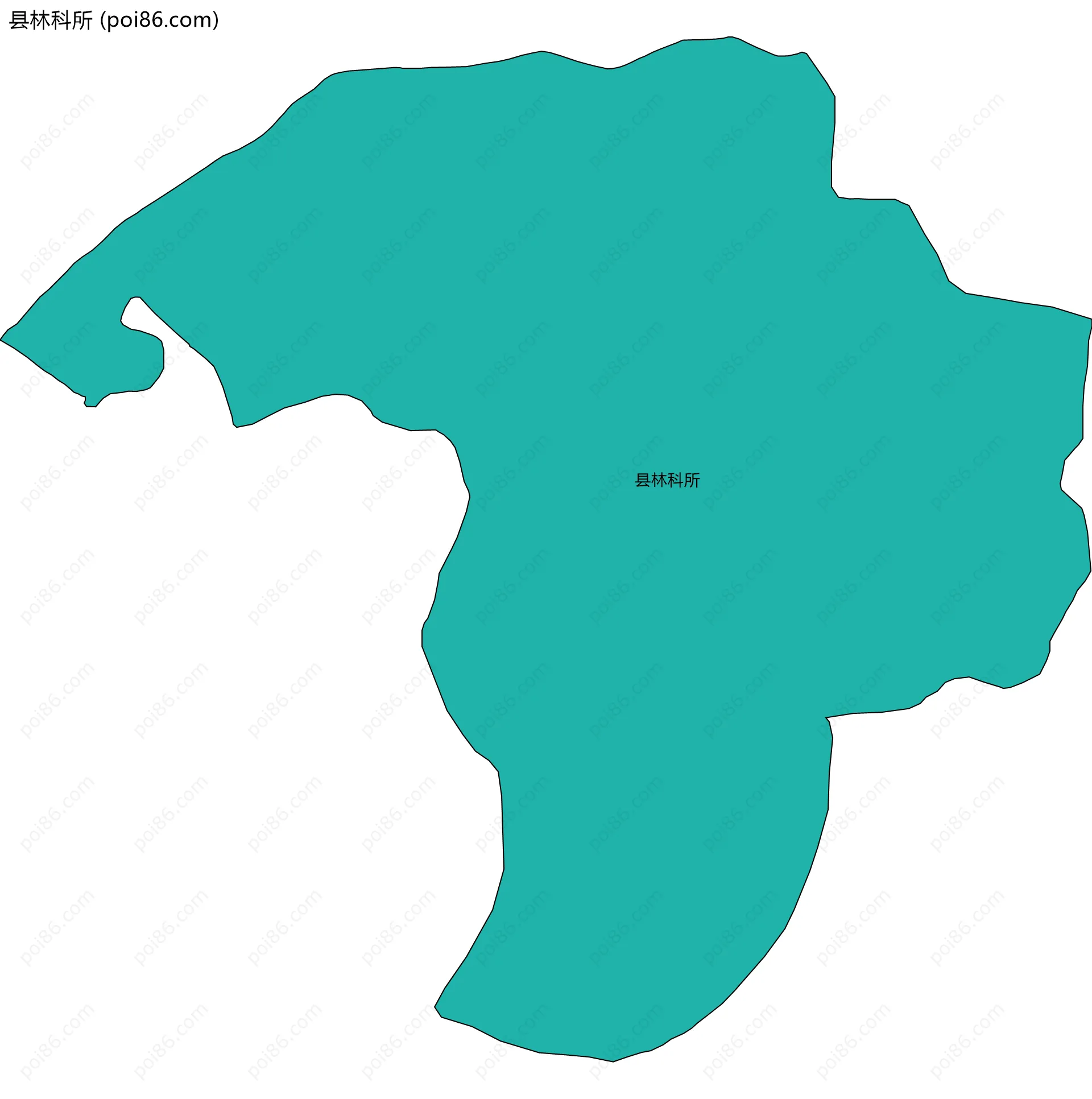 县林科所边界地图