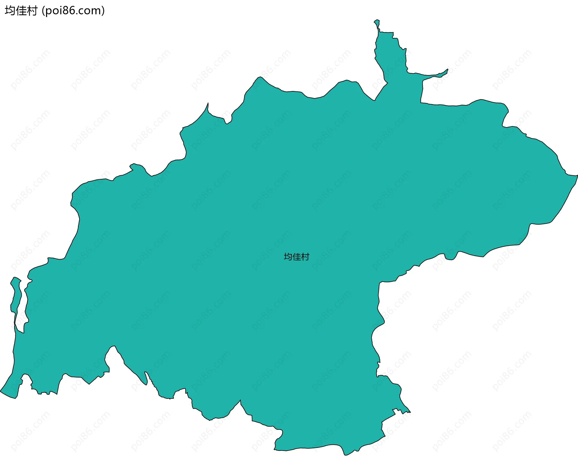 均佳村边界地图