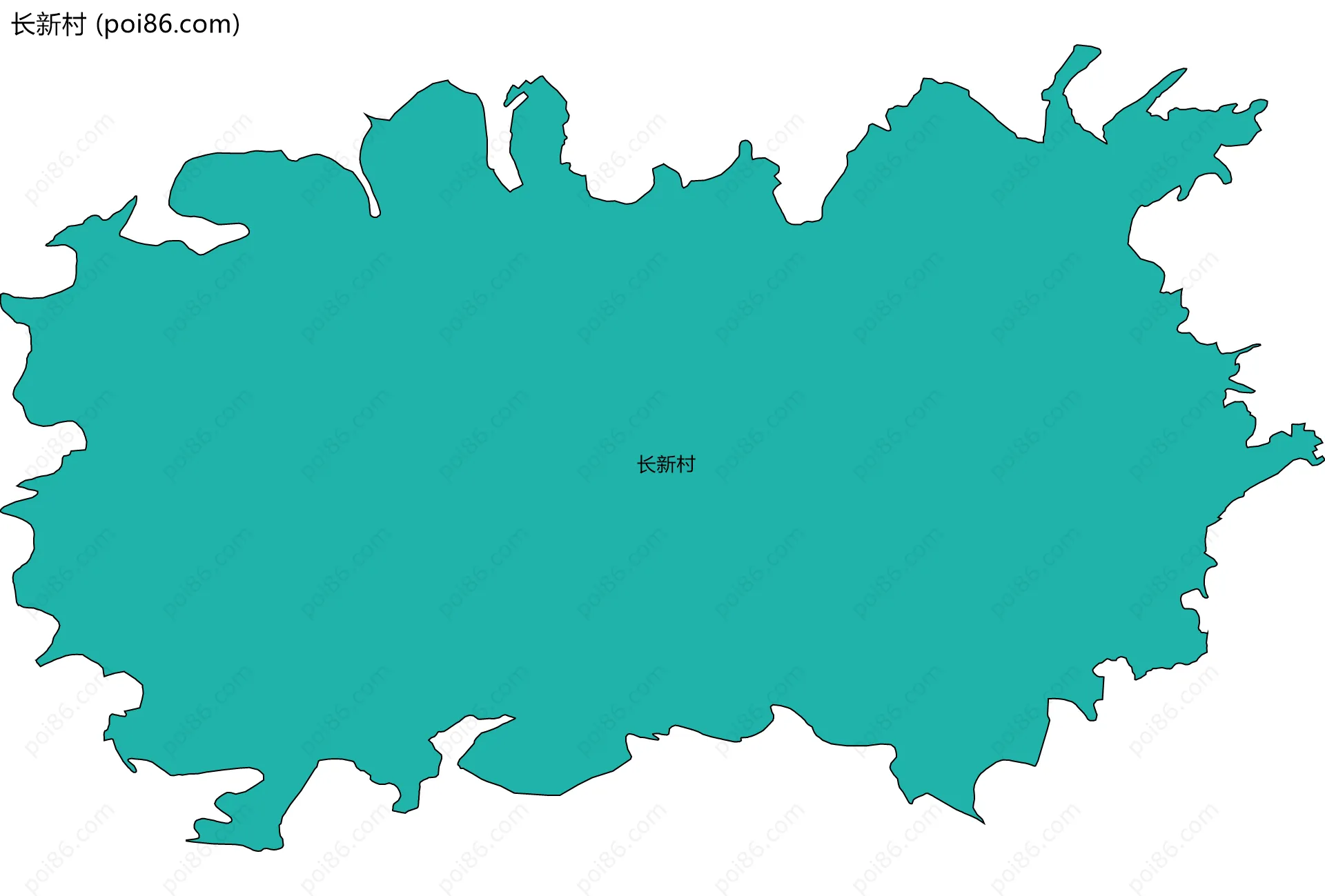 长新村边界地图