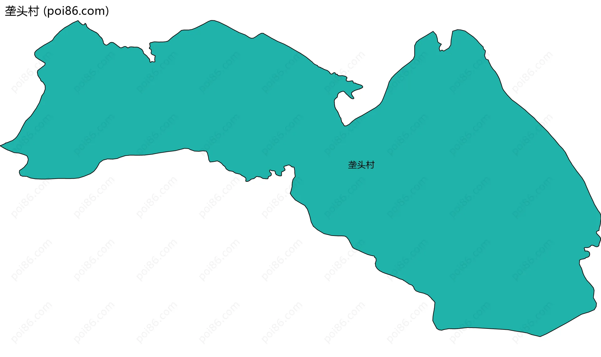 垄头村边界地图