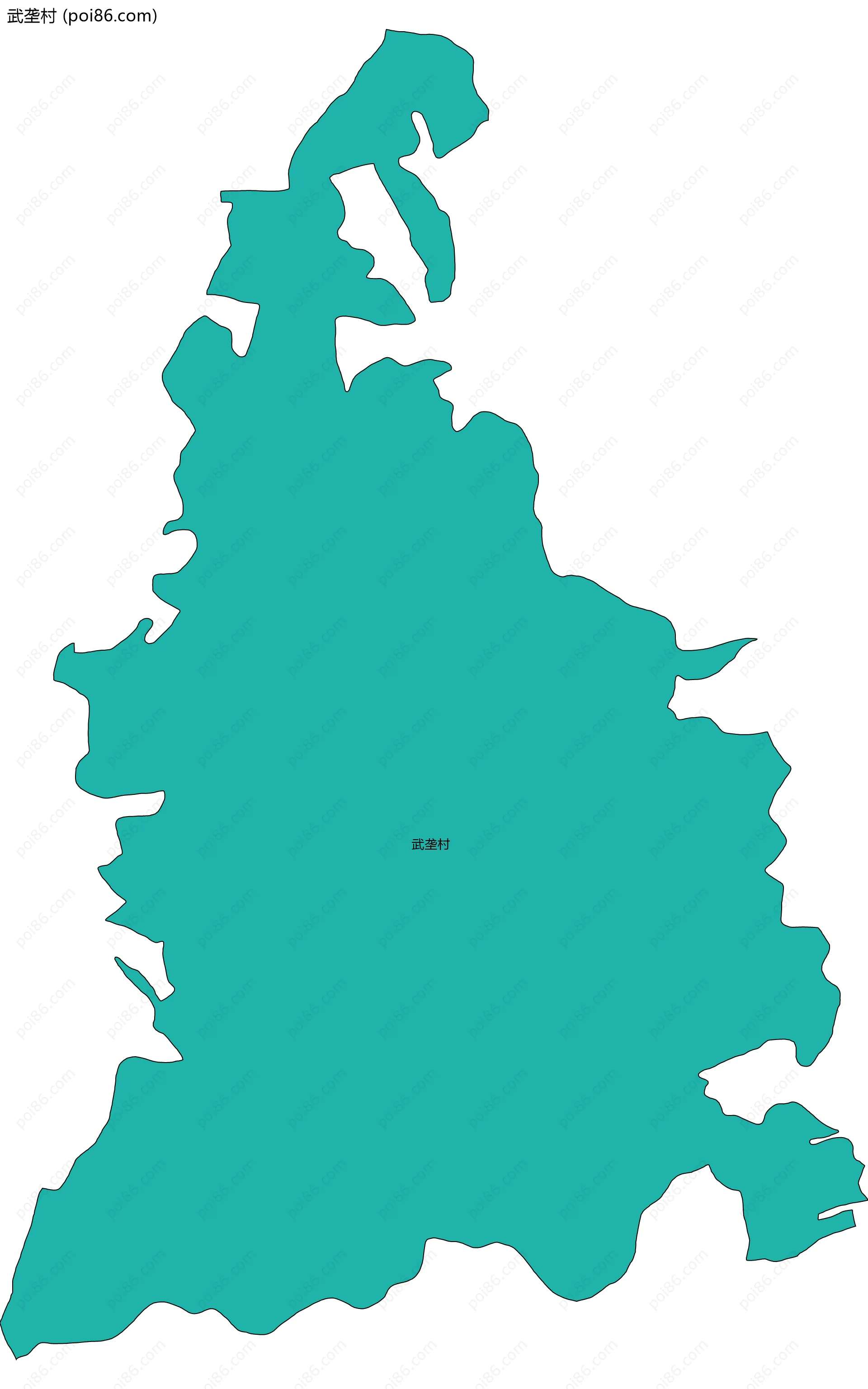 武垄村边界地图