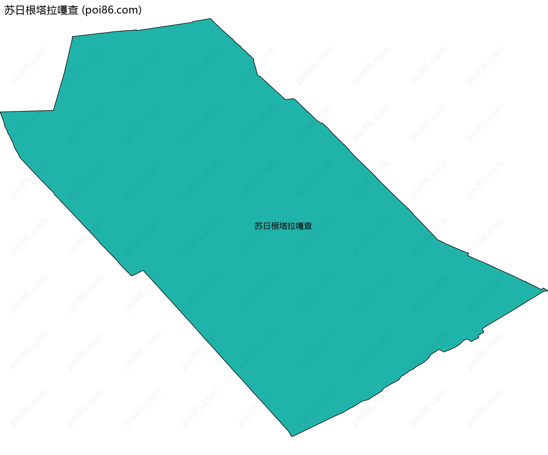 苏日根塔拉嘎查边界地图
