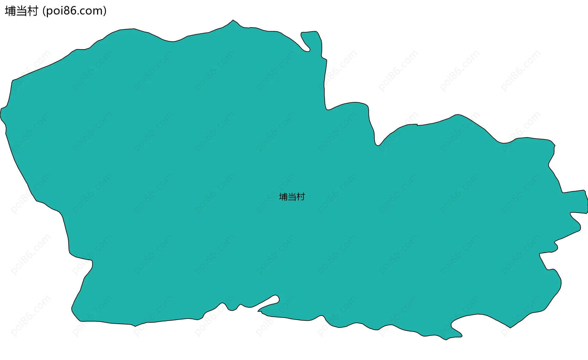 埔当村边界地图