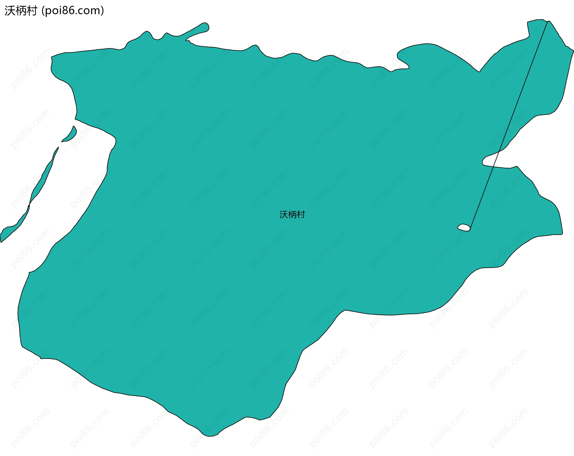 沃柄村边界地图