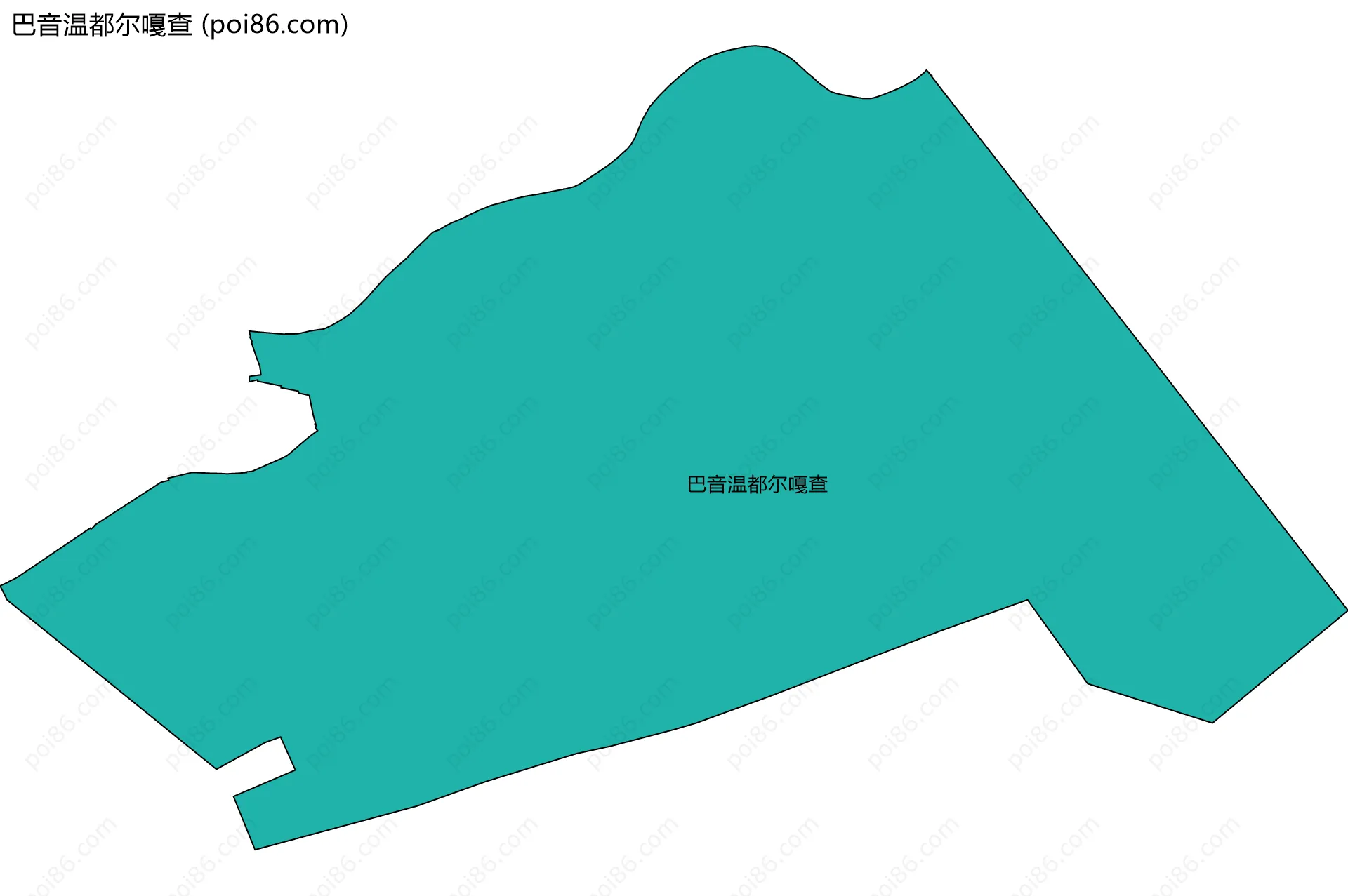 巴音温都尔嘎查边界地图
