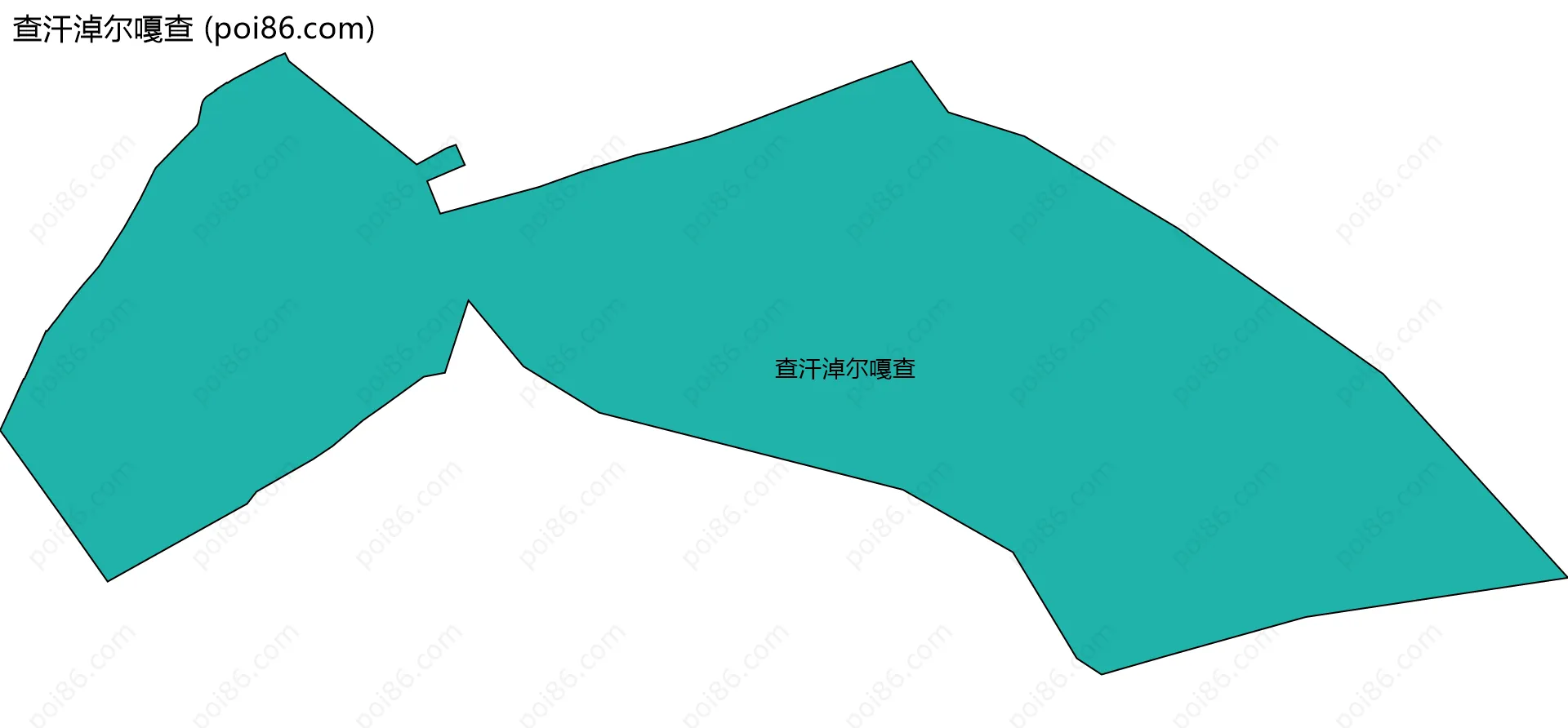 查汗淖尔嘎查边界地图