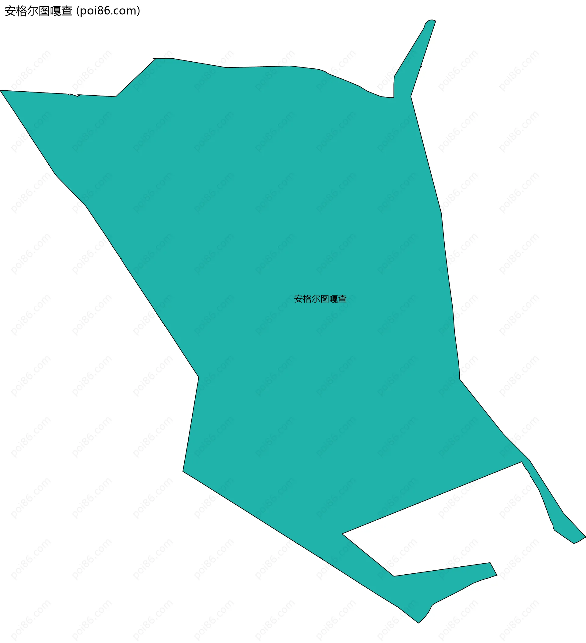 安格尔图嘎查边界地图