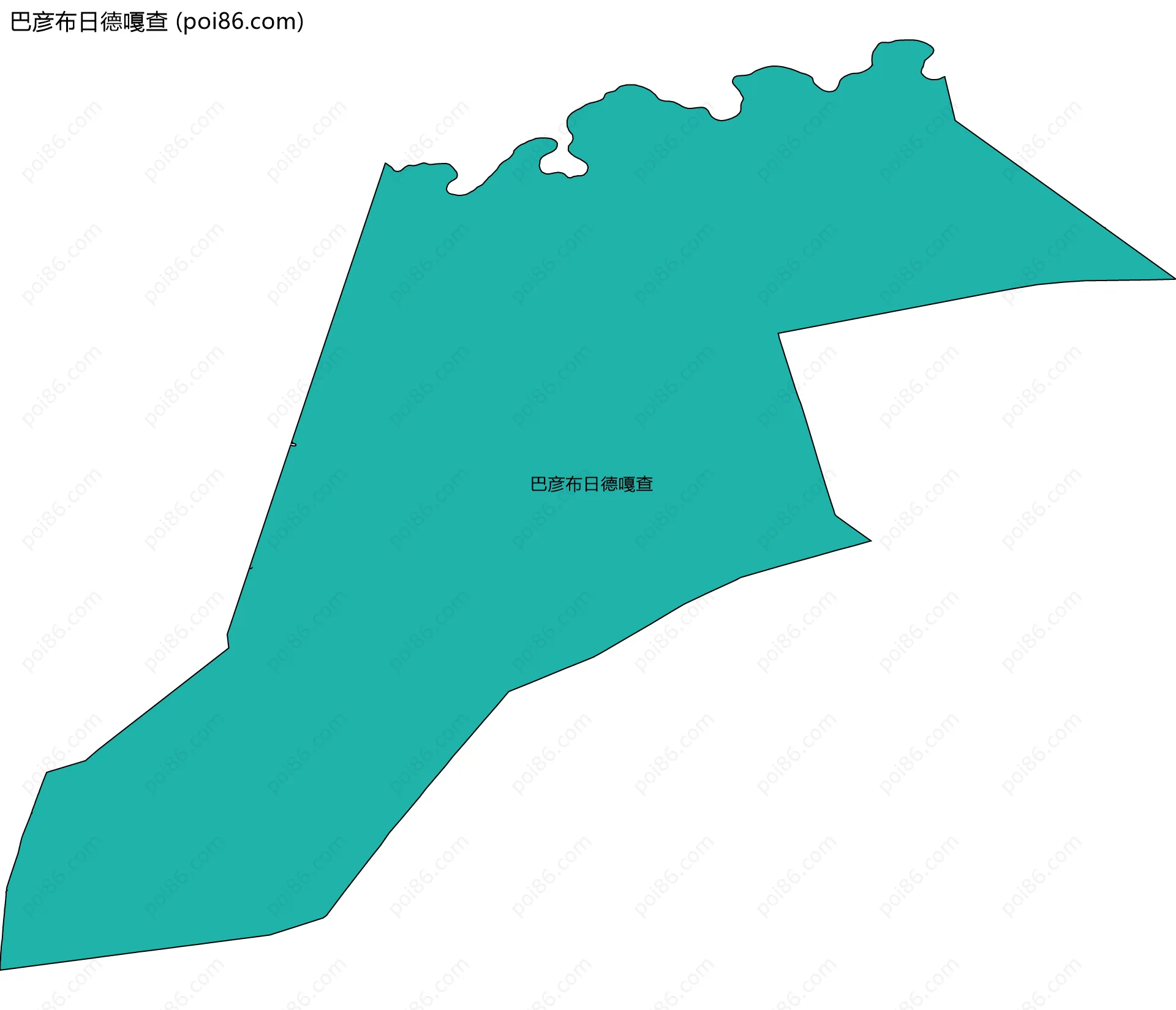 巴彦布日德嘎查边界地图
