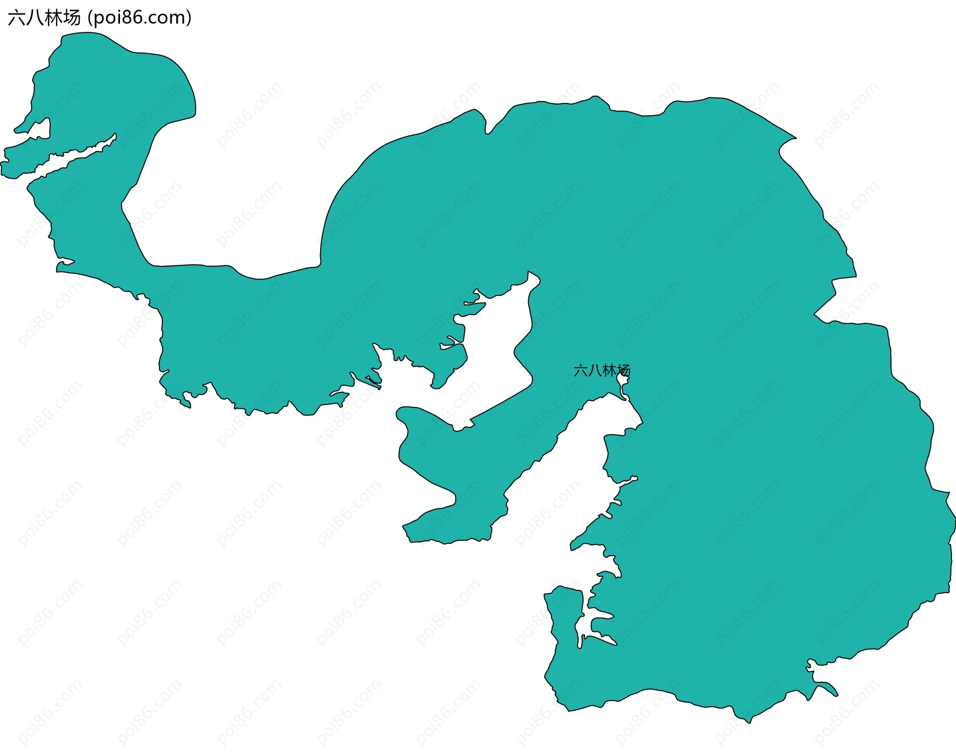 六八林场边界地图