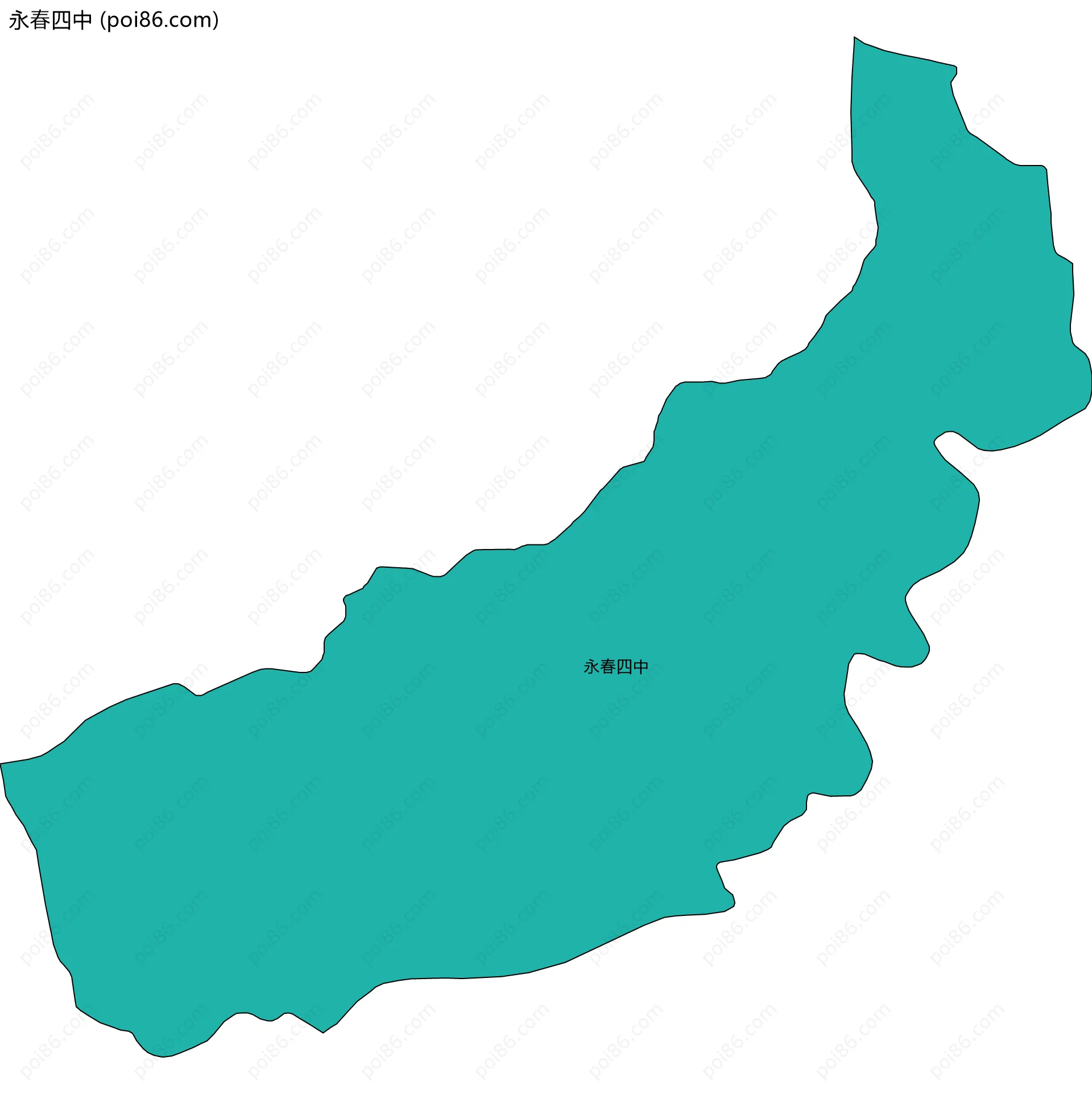 永春四中边界地图