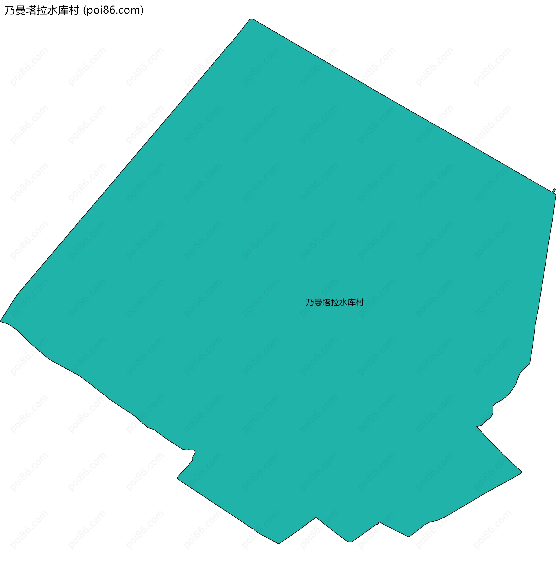 乃曼塔拉水库村边界地图