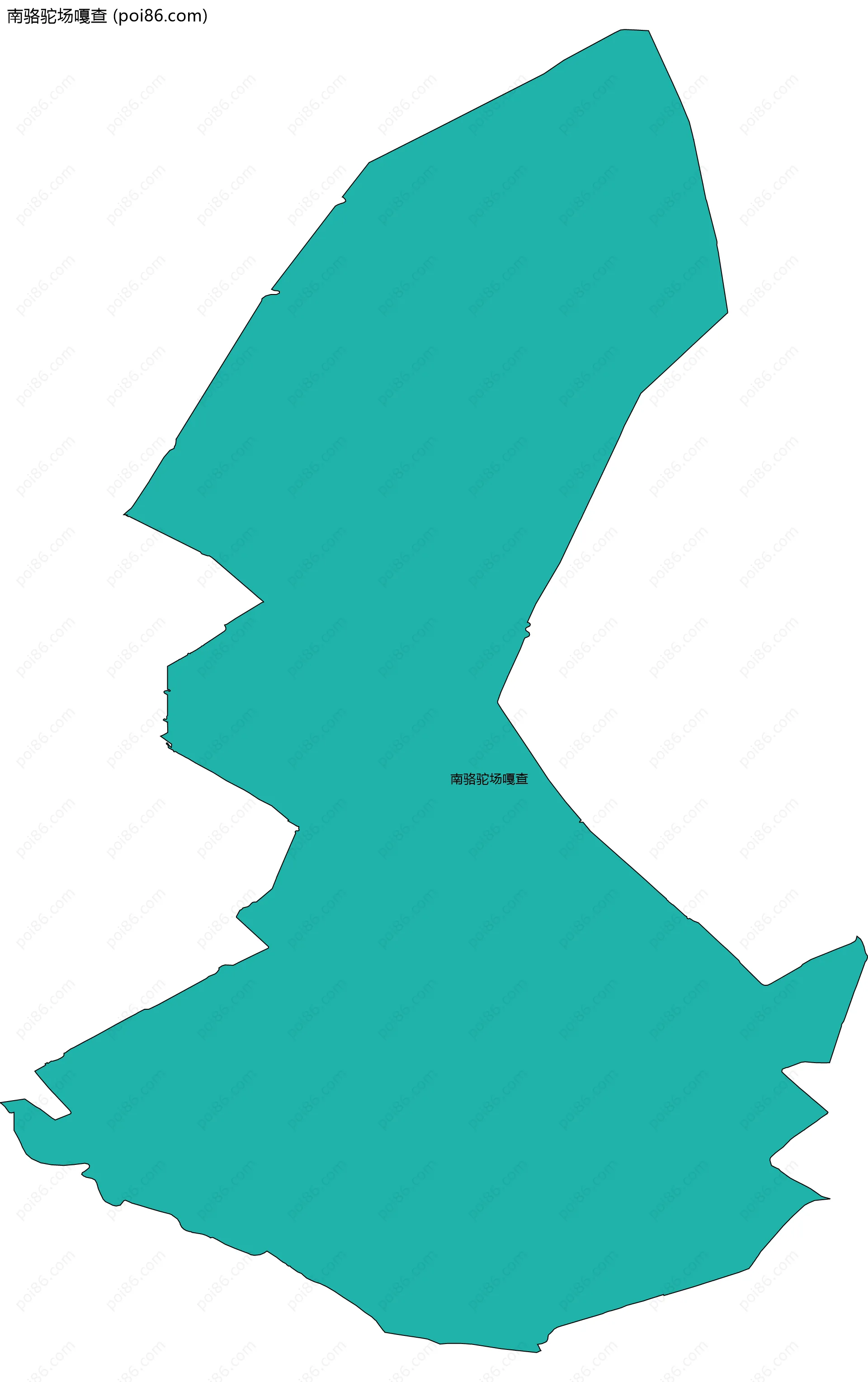 南骆驼场嘎查边界地图