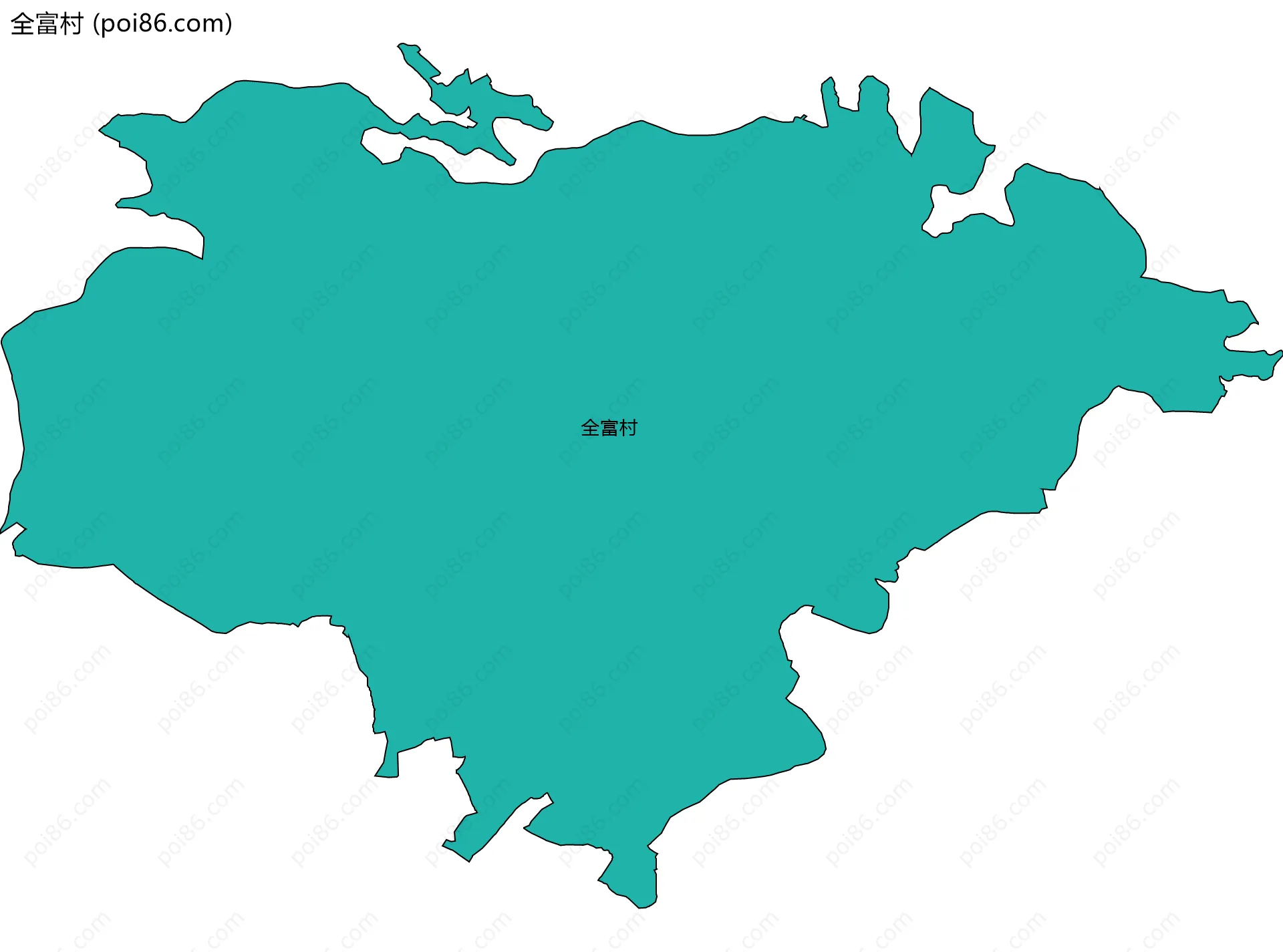 全富村边界地图