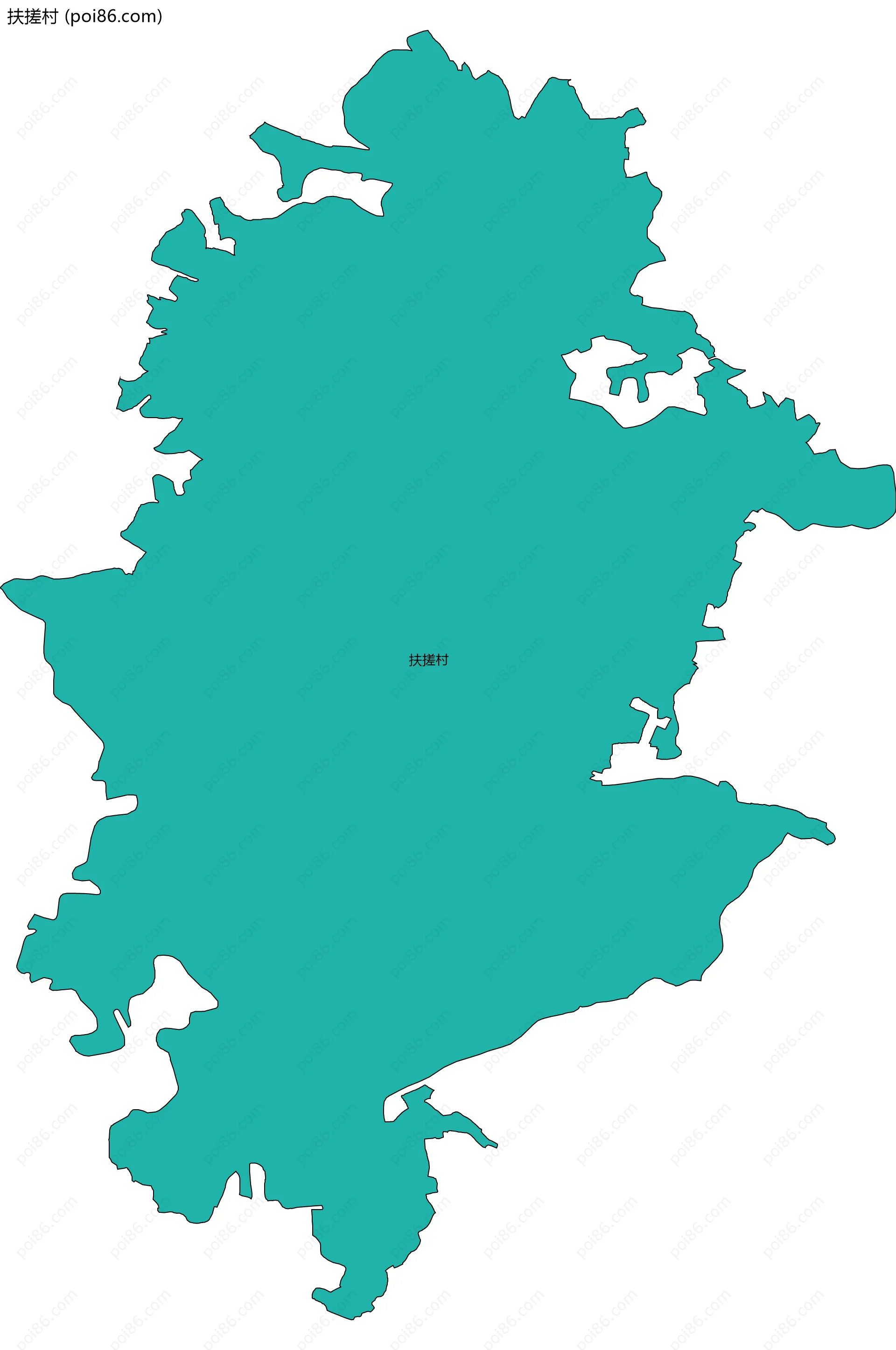 扶搓村边界地图