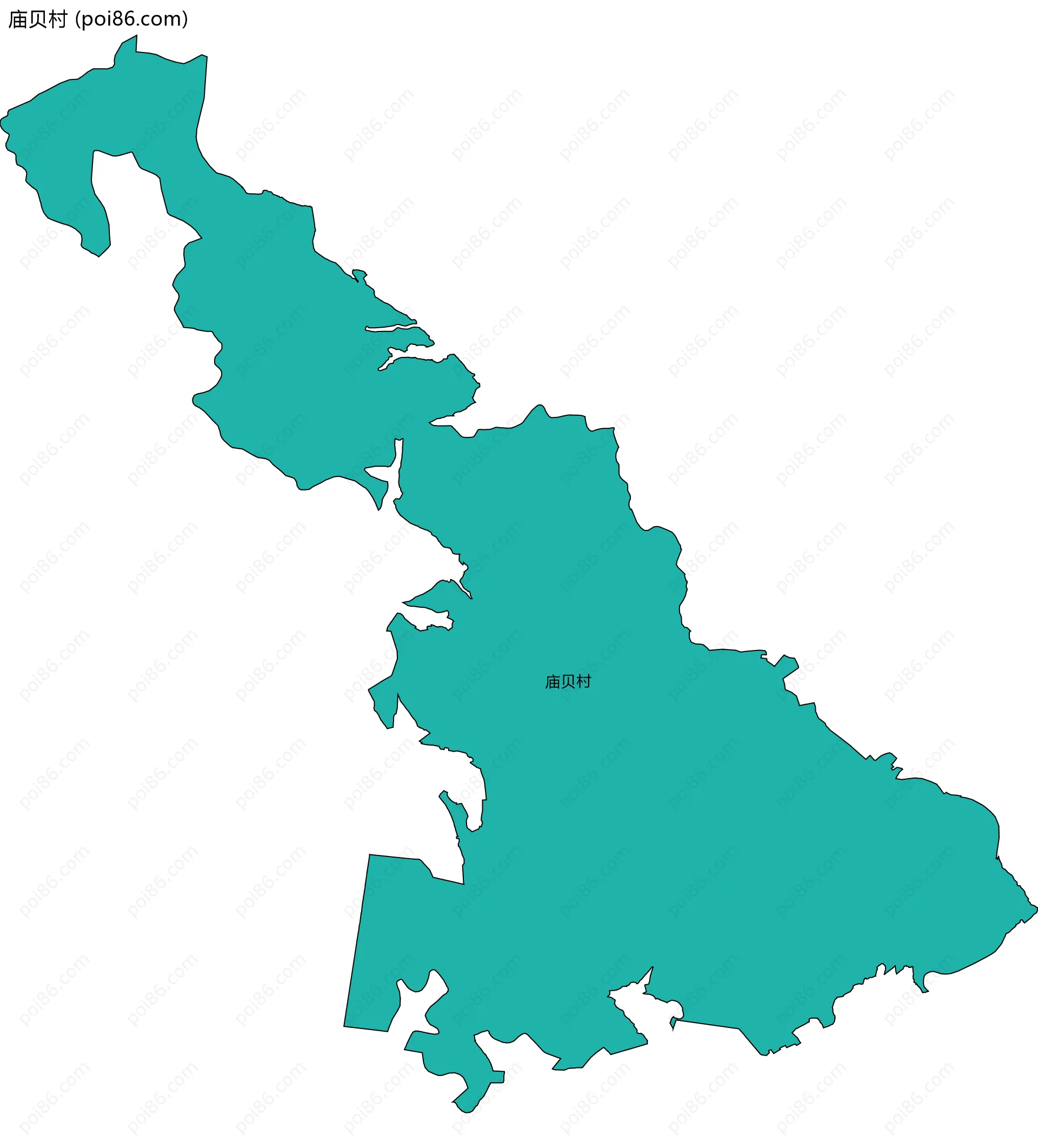 庙贝村边界地图
