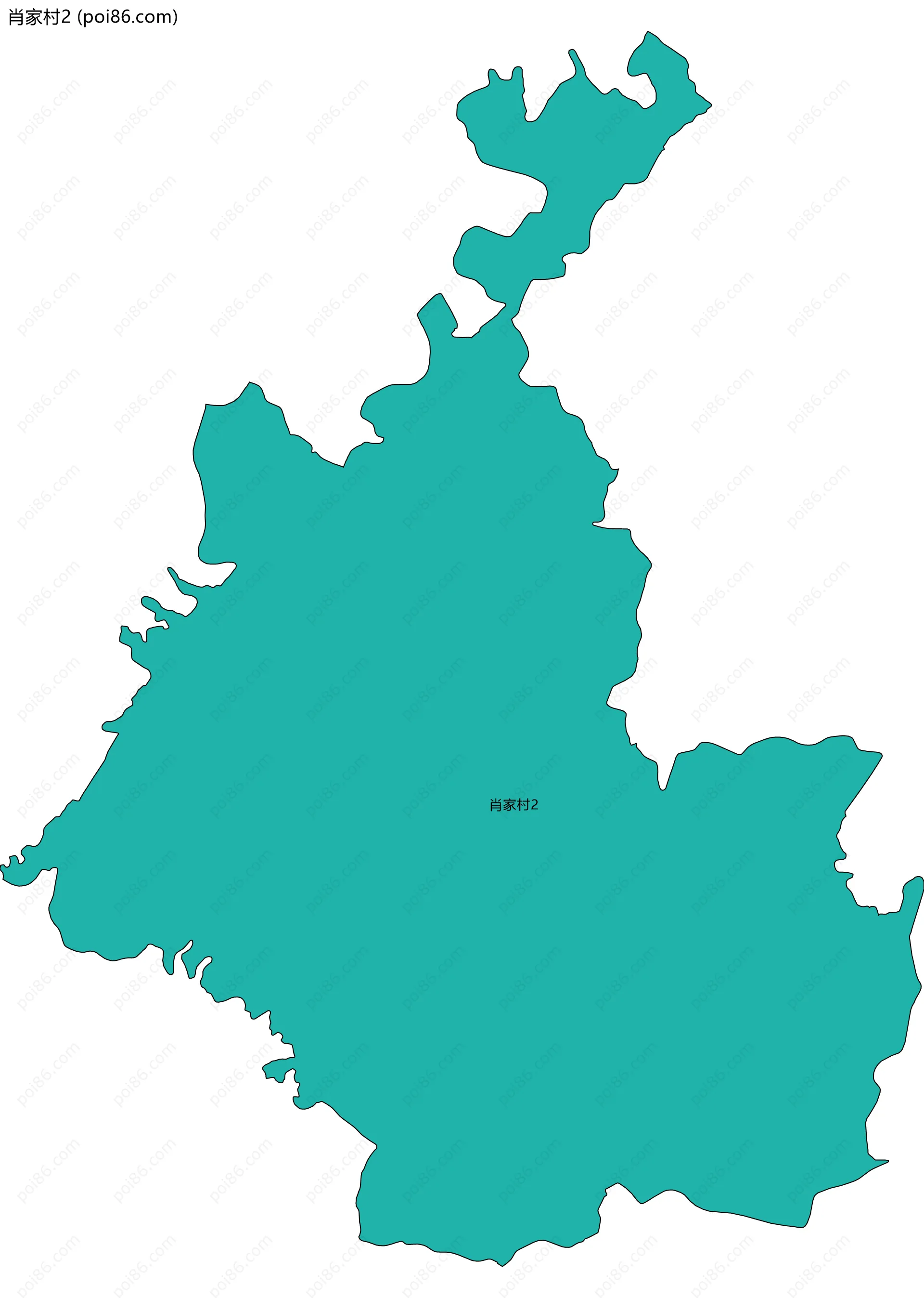 肖家村2边界地图