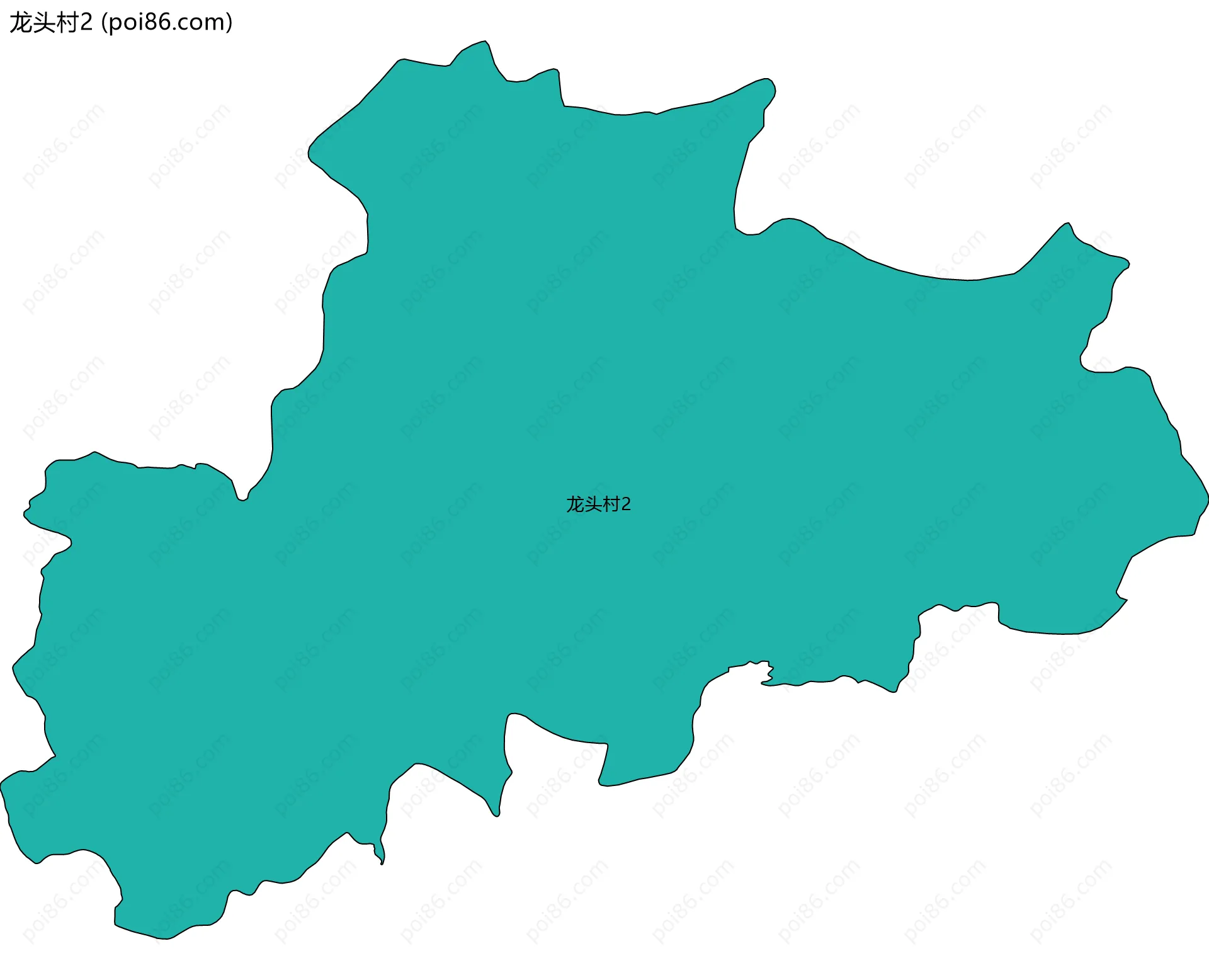 龙头村2边界地图