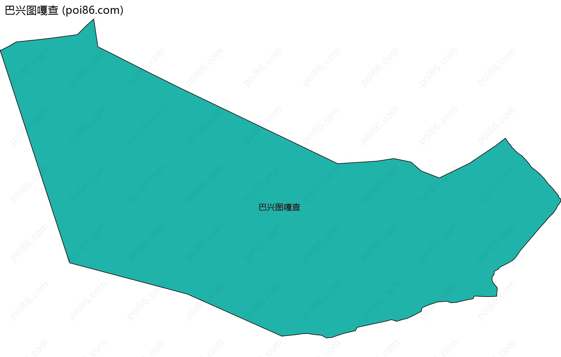 巴兴图嘎查边界地图