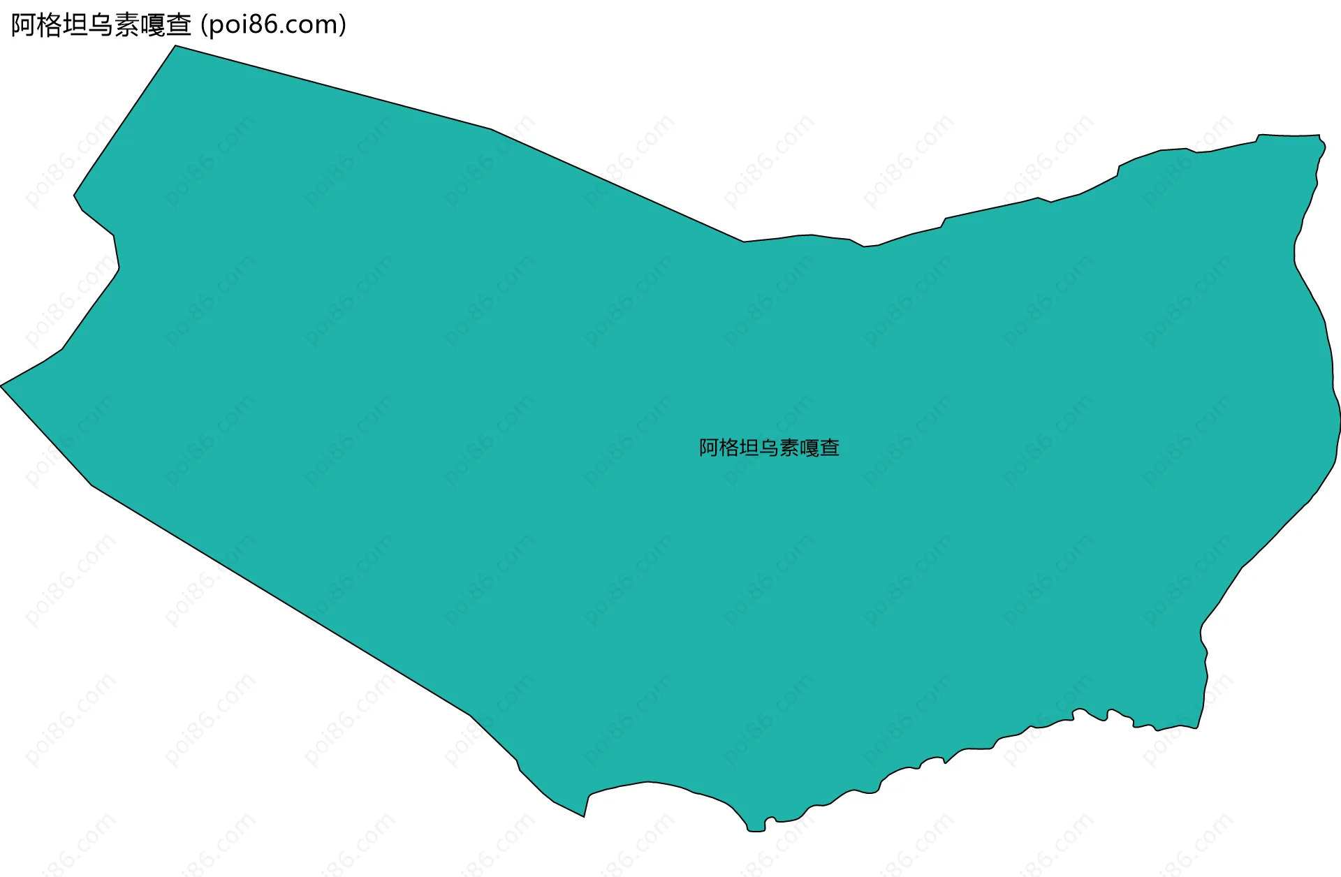 阿格坦乌素嘎查边界地图