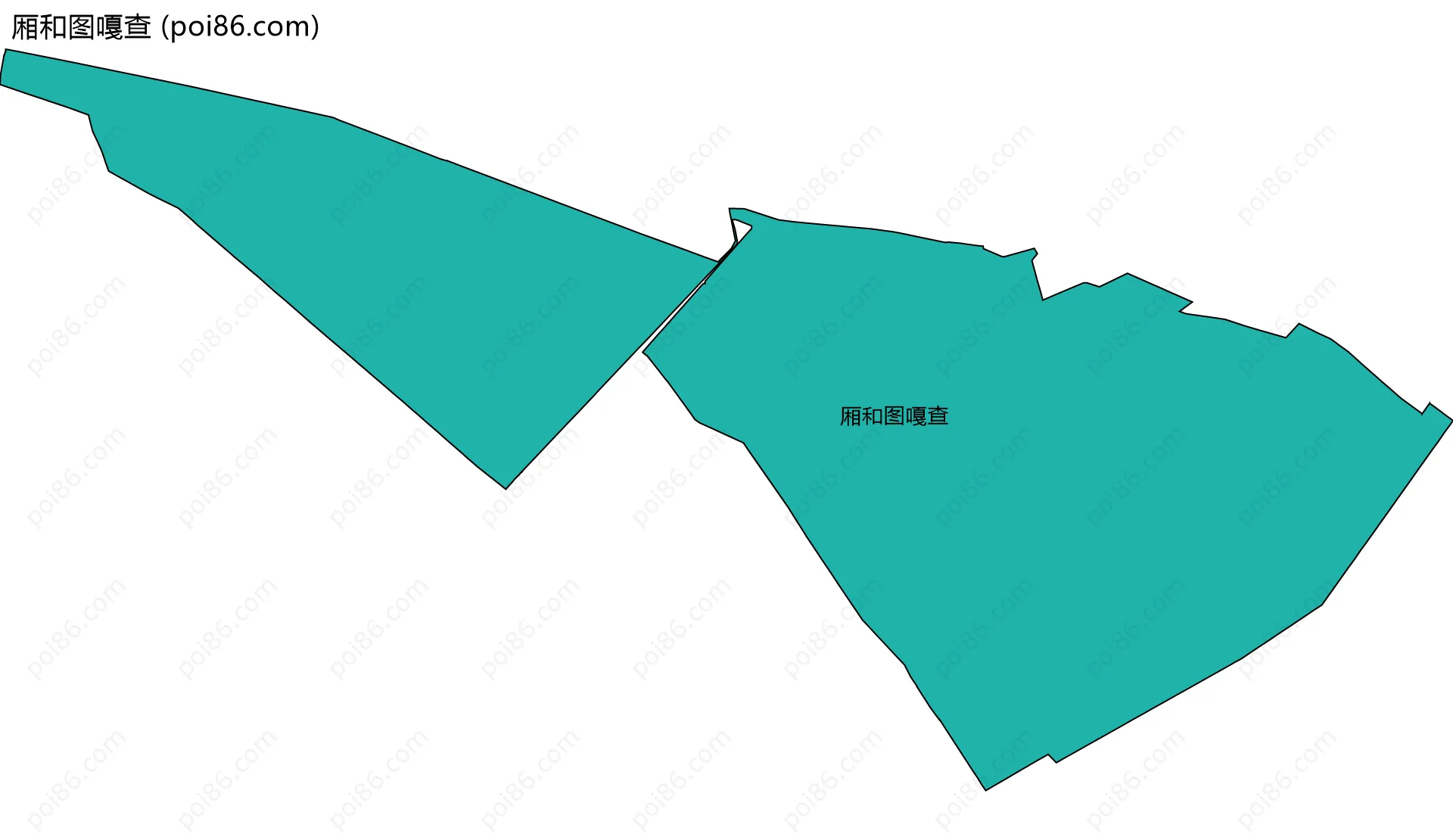厢和图嘎查边界地图