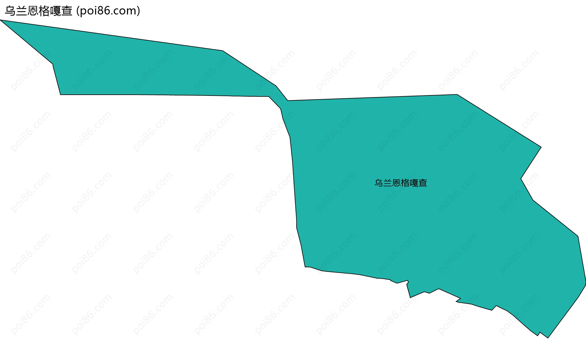 乌兰恩格嘎查边界地图