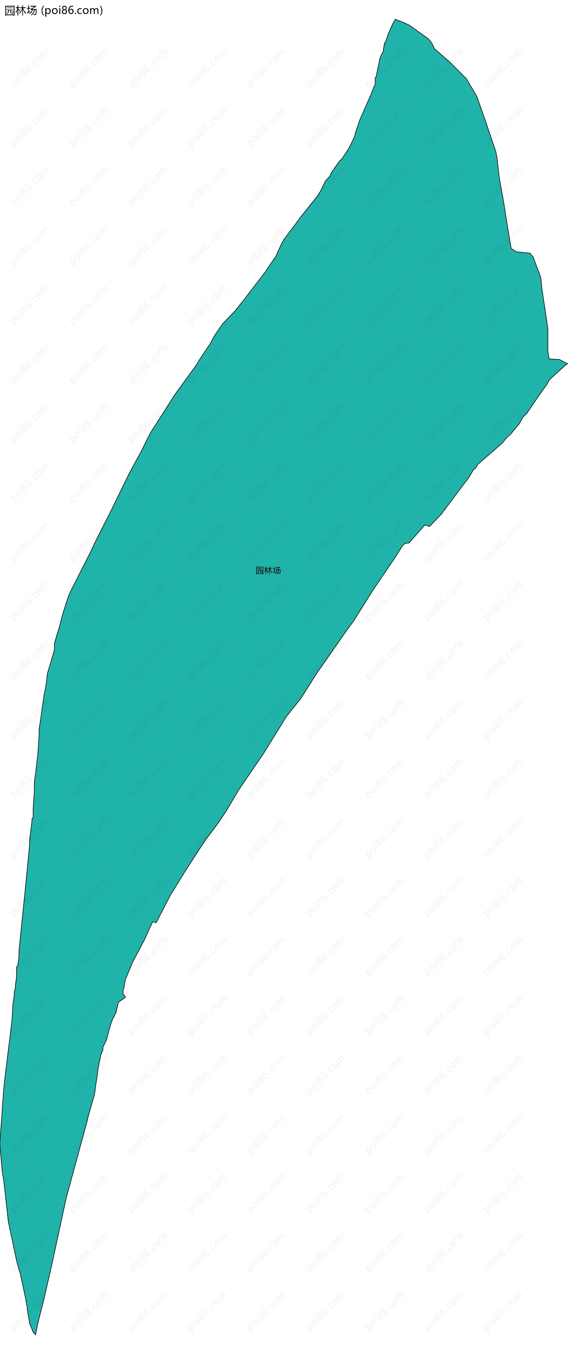 园林场边界地图